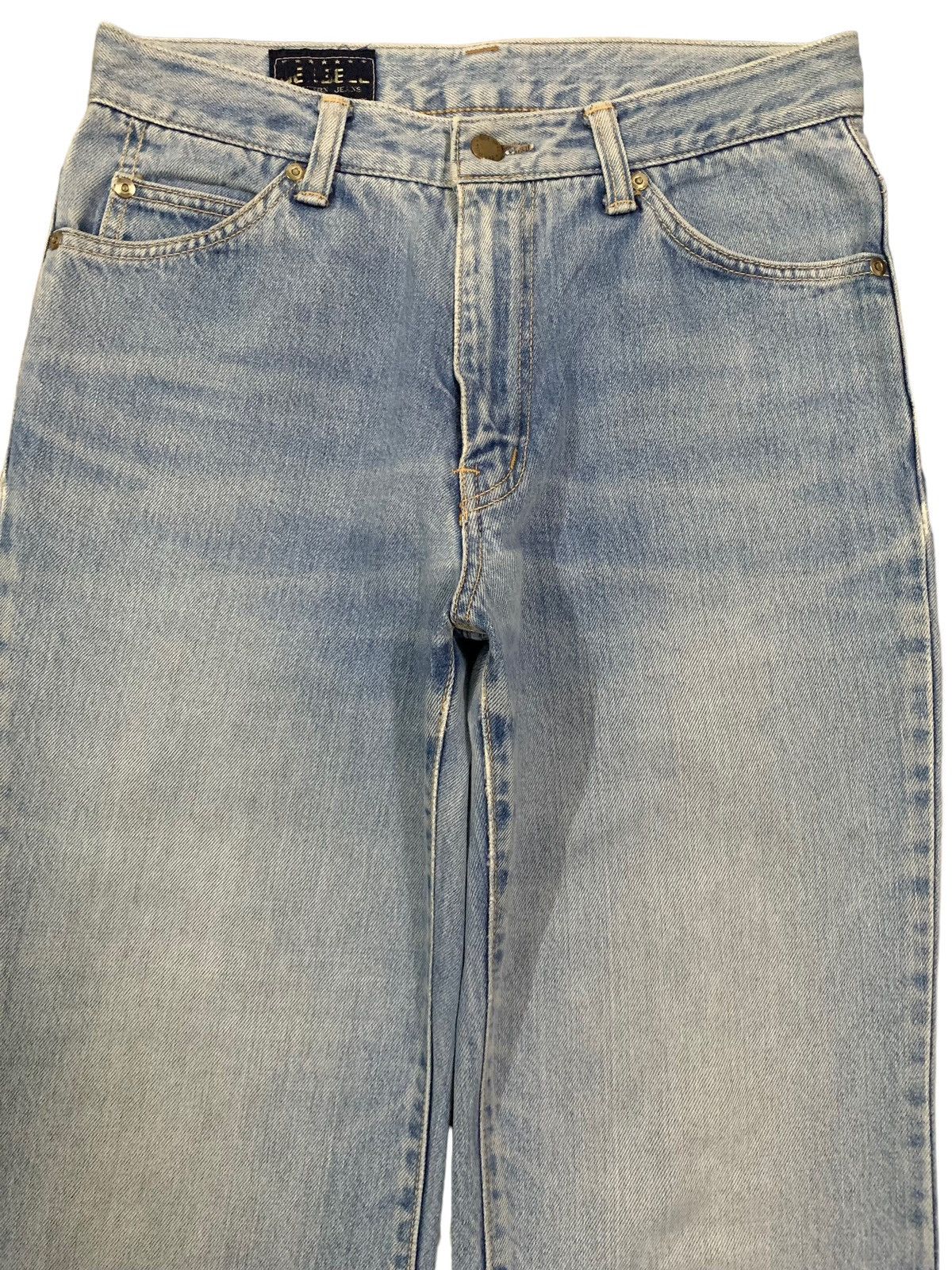 Japanese Brand × Tornado Mart Vintage Japanese Brand Baggy Flare Bootcut Frayed Leg Jeans Size US 30 / EU 46 - 3 Thumbnail