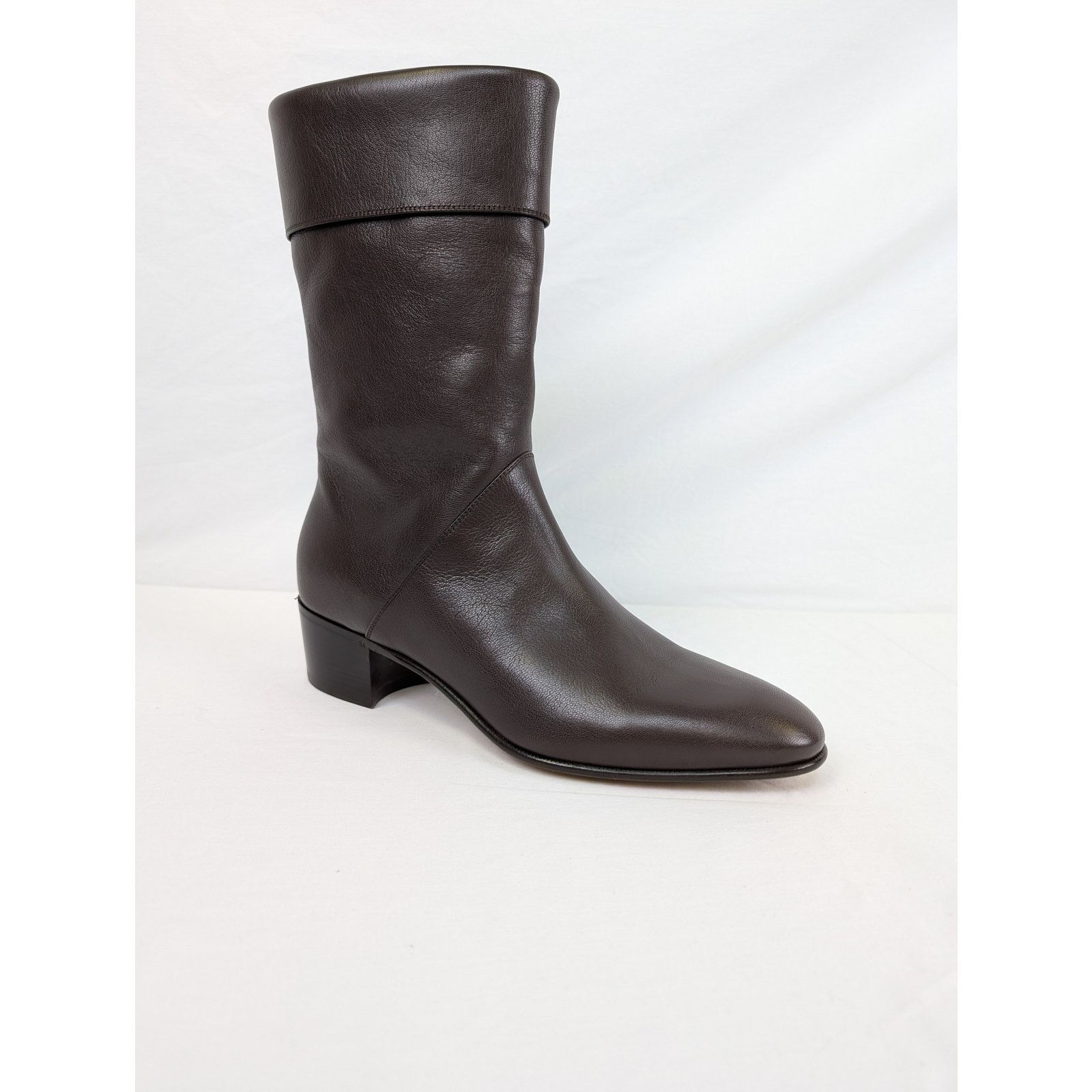 o1rshd1 Men's Heeled Boots in Chocolate