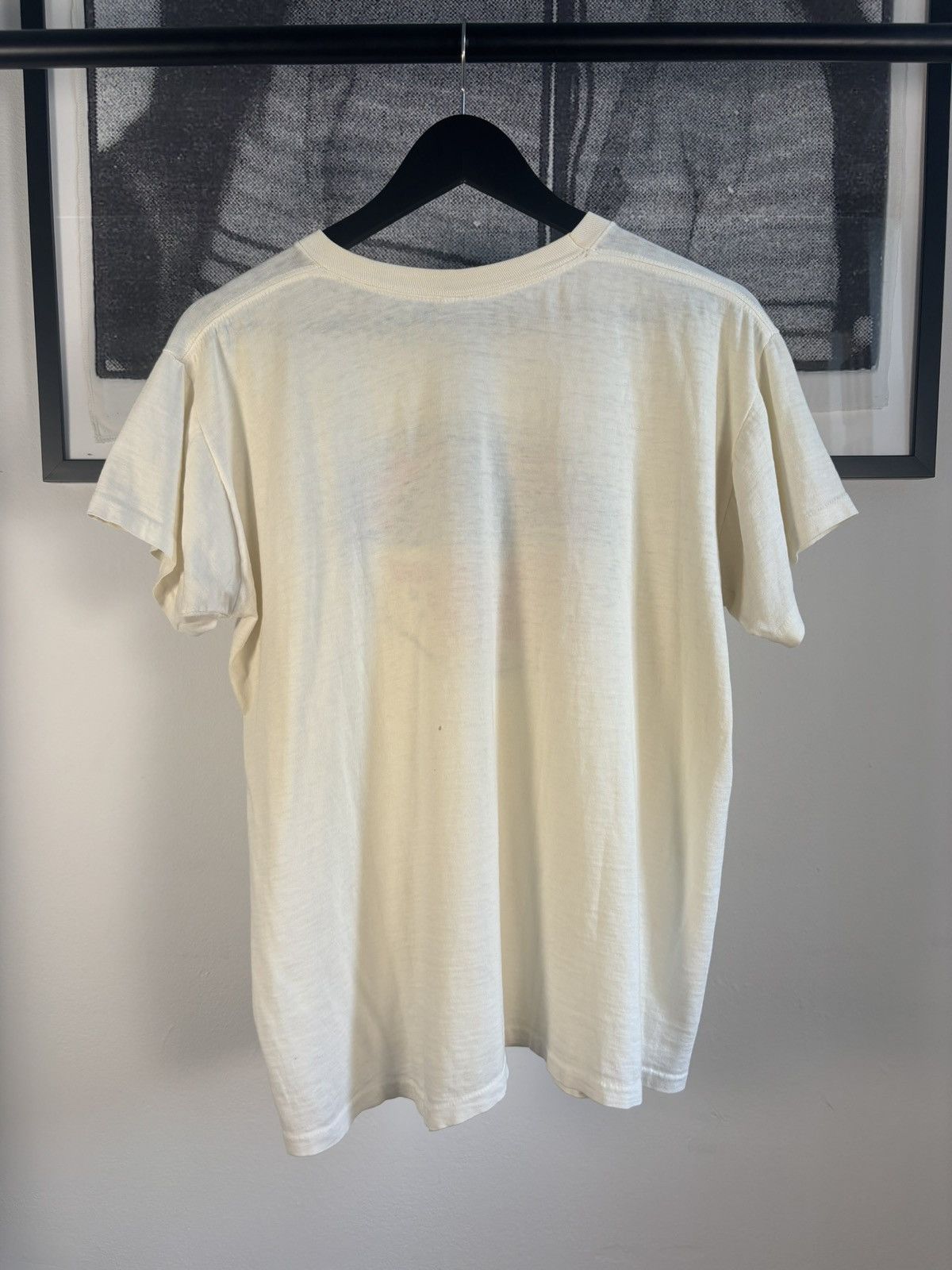 Vintage 🚭VINTAGE GRAIL🚭1950s “AMMO & GUNS” SEMI-SHEER TEE Size US L / EU 52-54 / 3 - 3 Thumbnail