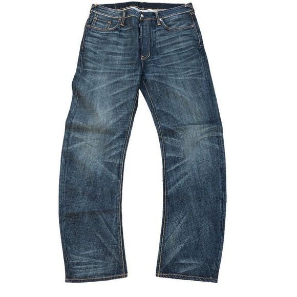 Evisu RARE Evisu Curved Leg Embroidered Jeans Size 36 Blue Size US 36 / EU 52 - 11 Thumbnail