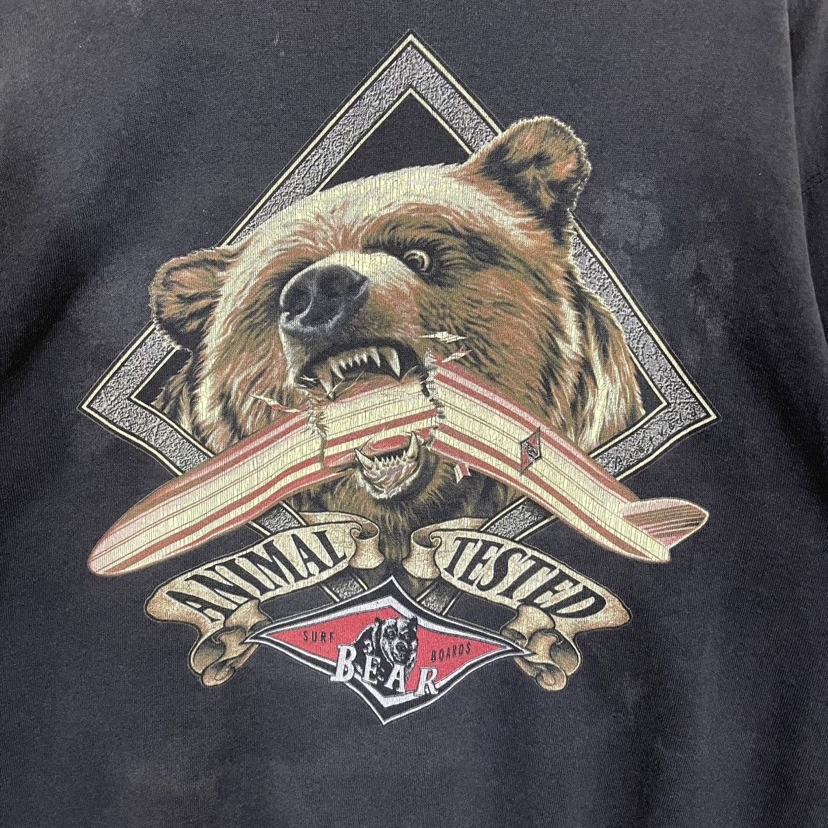 Japanese Brand Vintage Bear Surfboards Big Logo Crewneck Sweatshirt Size US L / EU 52-54 / 3 - 3 Thumbnail