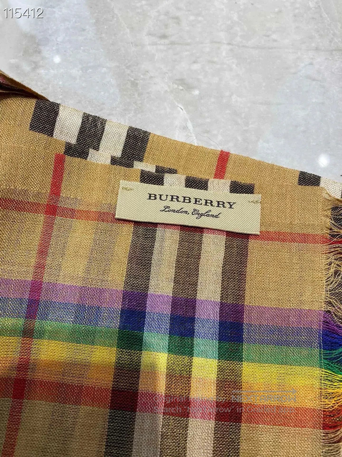 Burberry Burberry Rainbow Scarf 220×70. Size ONE SIZE - 4 Thumbnail