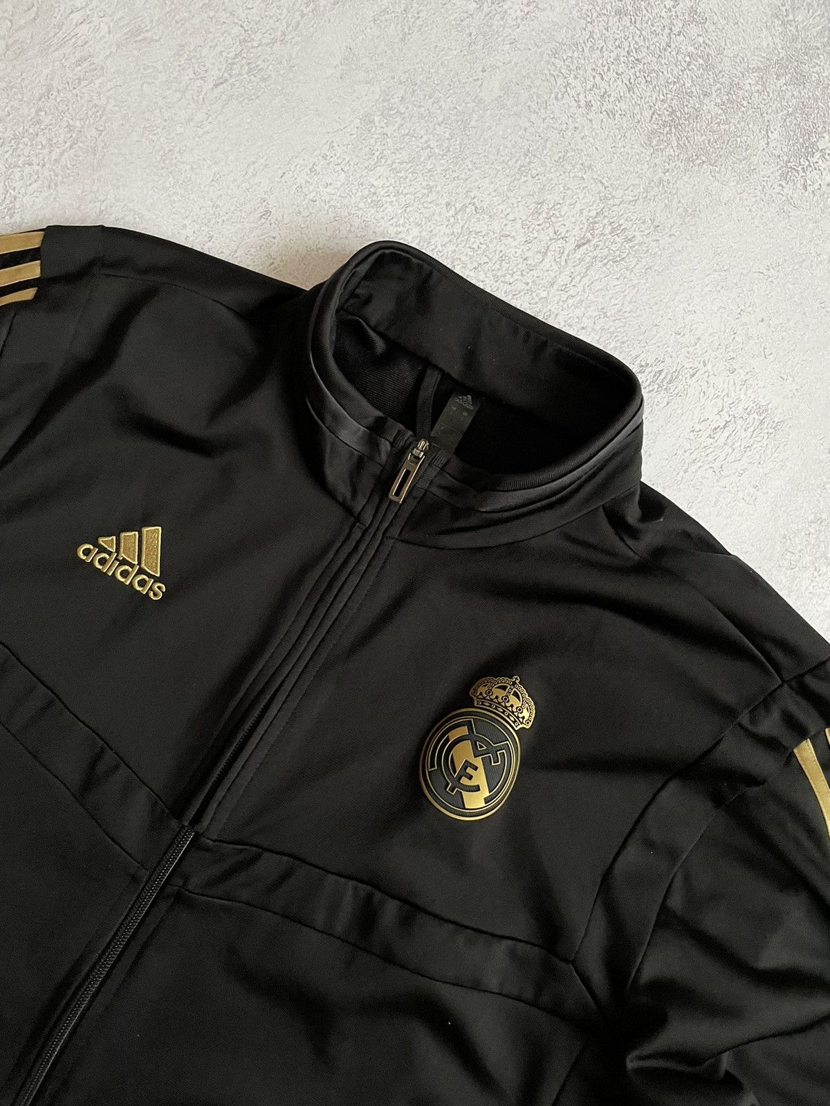 Adidas Real Madrid Vintage Track Jacket Hype Zip L