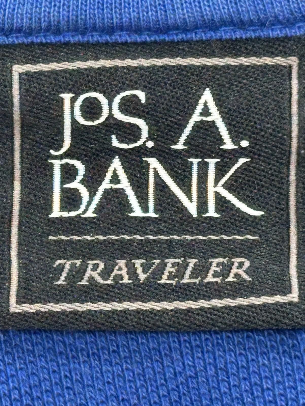 Jos. A. Bank Jos A Bank 1/4 Button Traveler Traditional Polo Blue Mens L Size US L / EU 52-54 / 3 - 5 Thumbnail