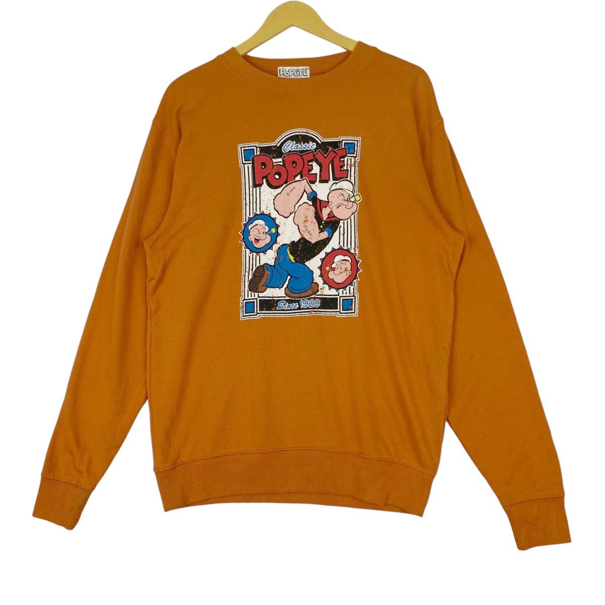 Vintage Vintage Popeye Printed Crewneck Sweatshirt Size US L / EU 52-54 / 3 - 2 Thumbnail