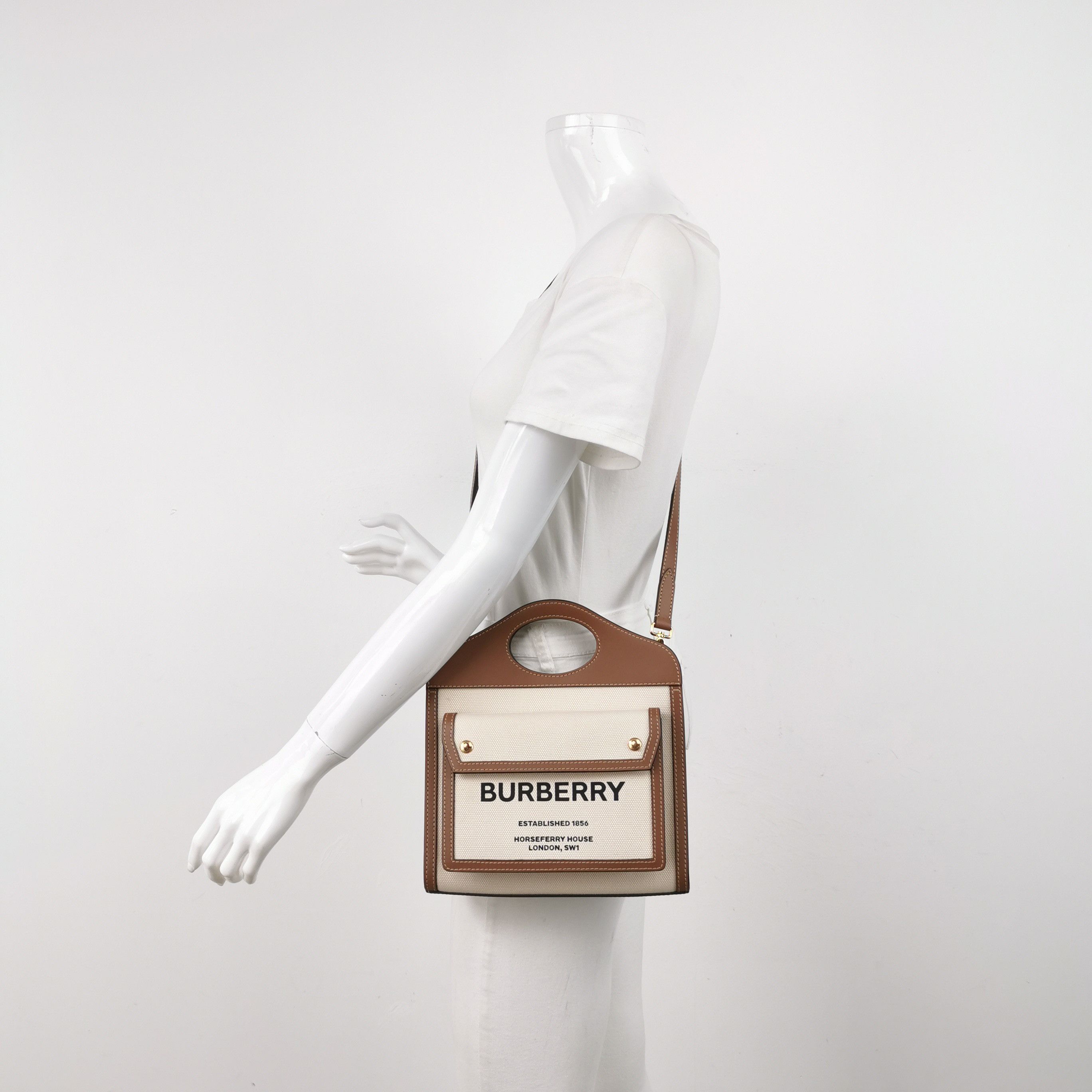 Burberry Burberry poacket horseferry bag 0099 Size ONE SIZE - 2 Thumbnail