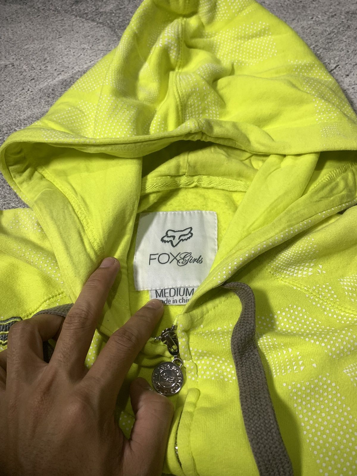 Fox Racing 💸Y2K ZIPHOOIE FOX RACING💸 Size M / US 6-8 / IT 42-44 - 4 Thumbnail