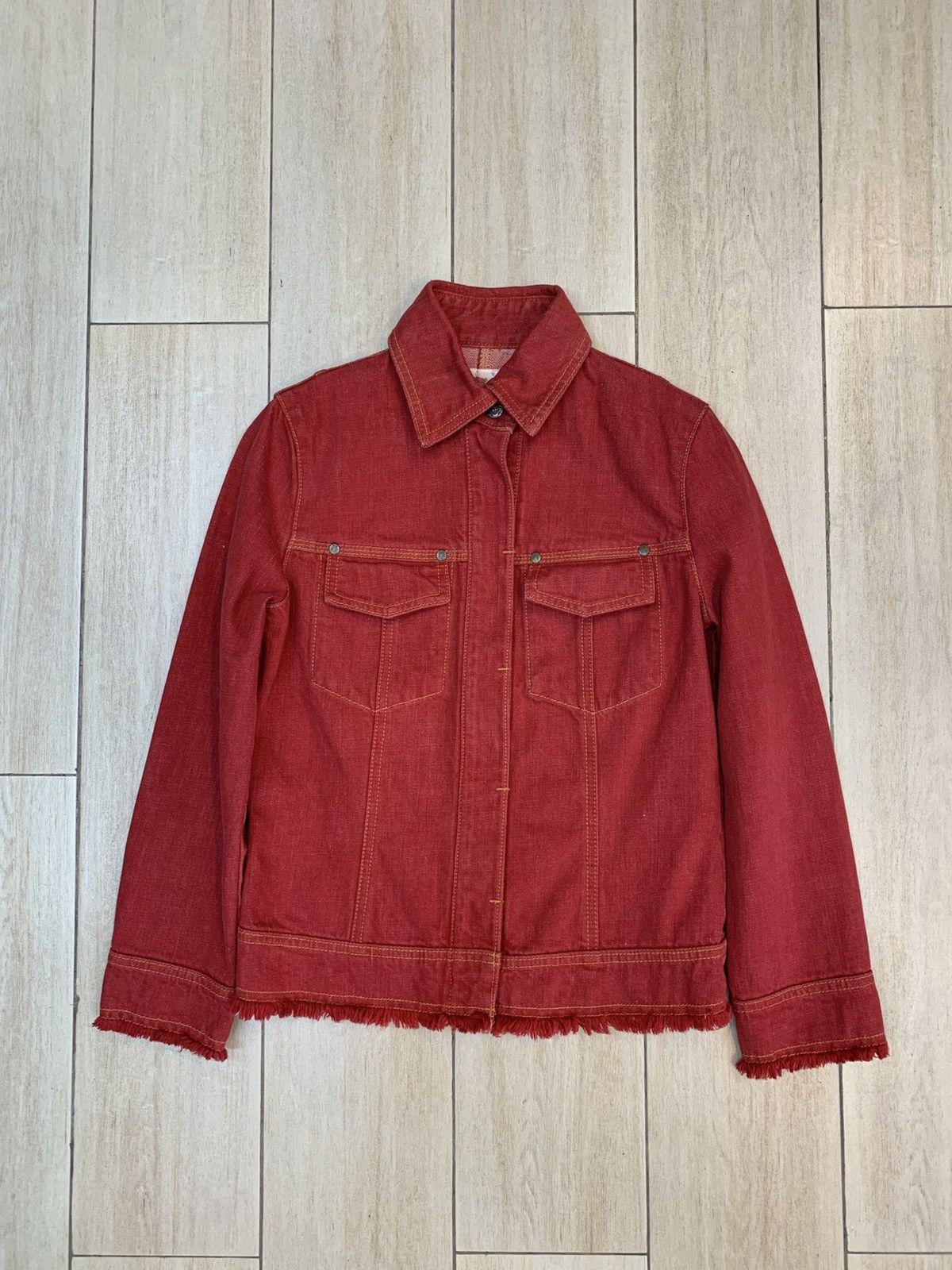 Vivienne Tam Vivienne Tam Dragon Embroidered Denim Jacket Size XS / US 0-2 / IT 36-38 - 2 Thumbnail