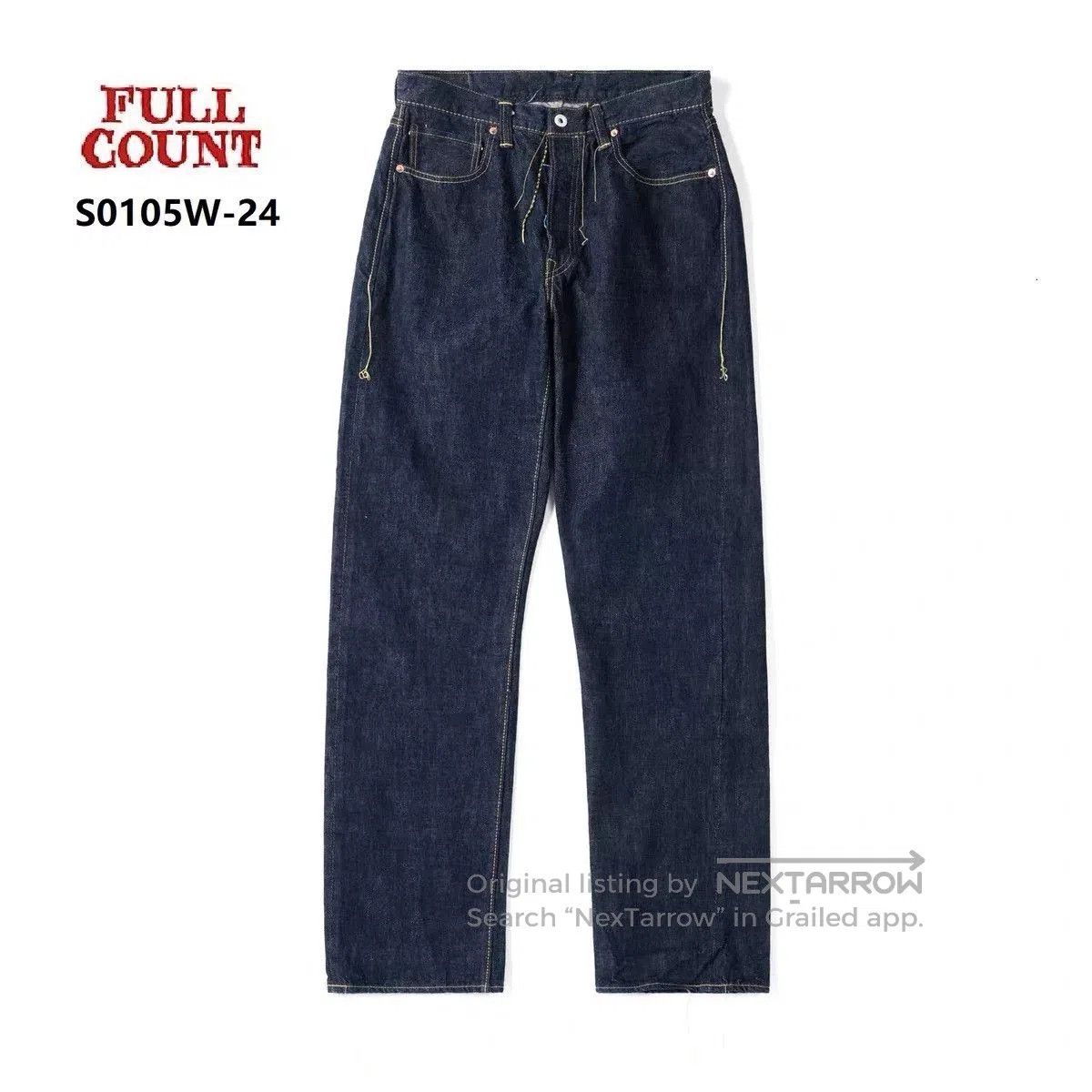 Full Count & Co. Fullcount WWII Limited Edition Loose Denim Pants. Size US 34 / EU 50 - 1 Thumbnail