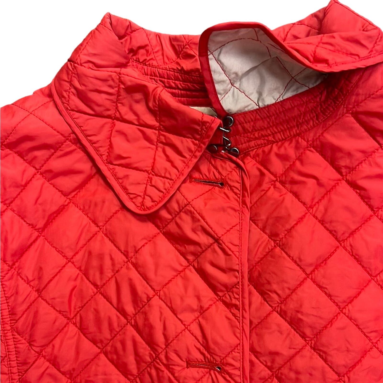 Neiman Marcus Neiman Marcus Red Quilted Jacket L Size US L / EU 52-54 / 3 - 2 Thumbnail