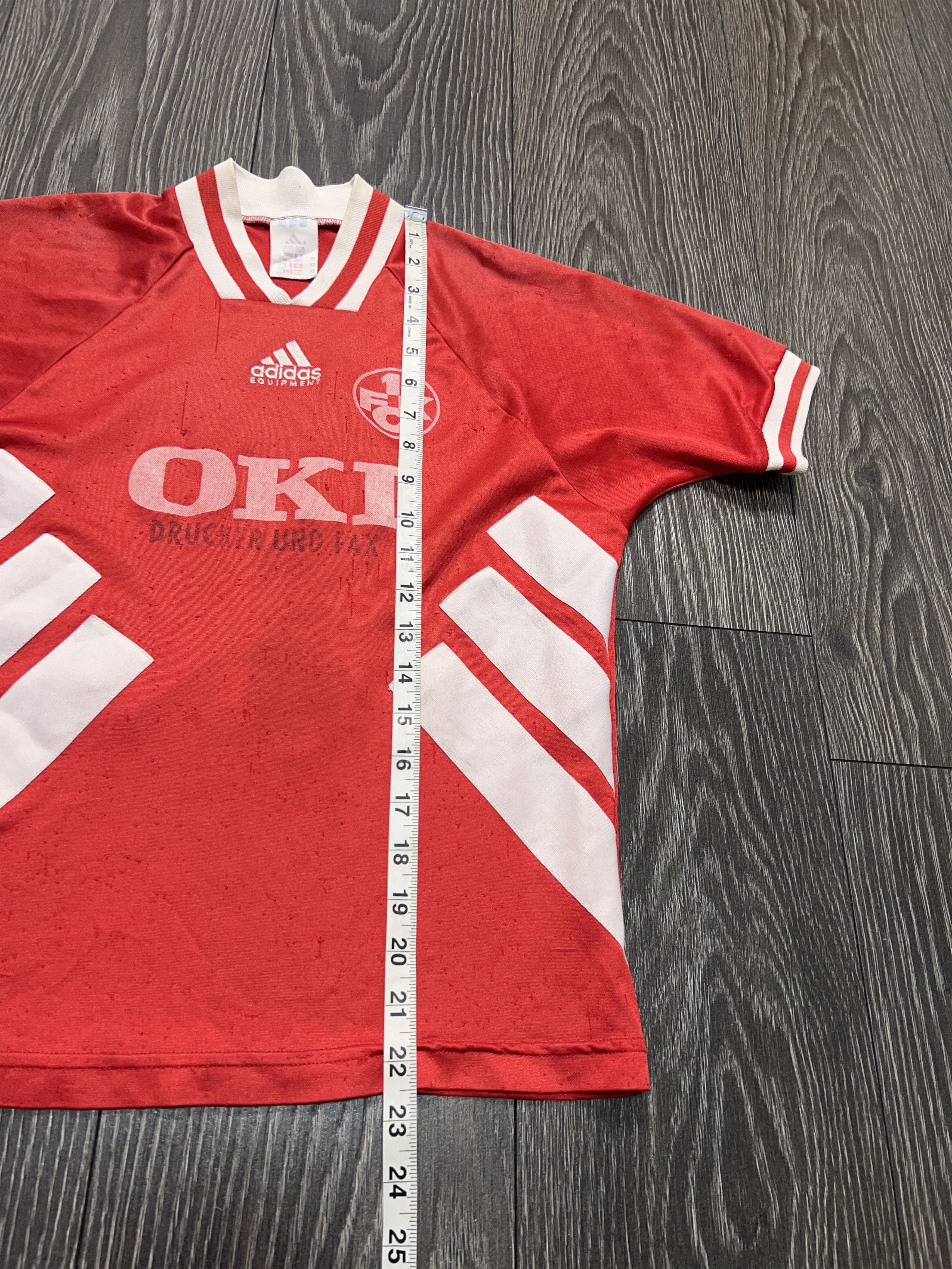 Adidas FC Kaiserslautern 1994 1995 Football Soccer Shirt Jersey Size US XS / EU 42 / 0 - 8 Thumbnail