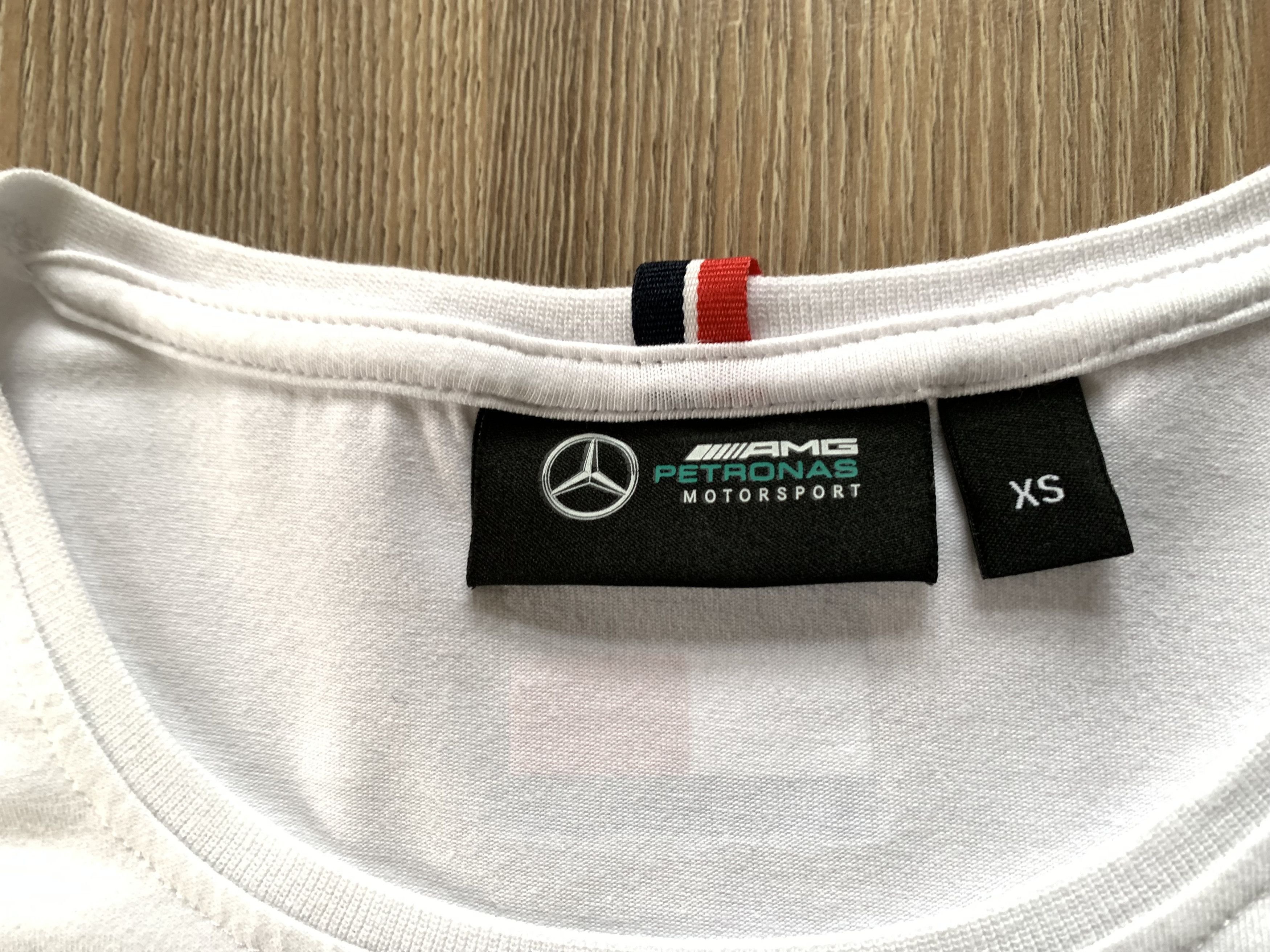 Mercedes-Benz × Tommy Hilfiger AMG Petronas Motorsport Racing White T Shirt Size XS / US 0-2 / IT 36-38 - 5 Thumbnail