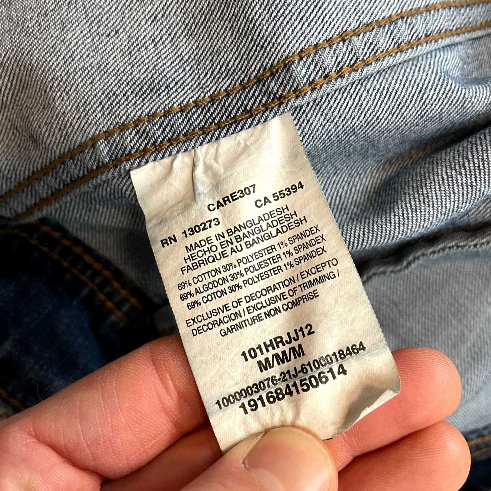 Lee VINTAGE? (No) Lee Denim Jean Jacket Womens Medium Blue Button Up Collared Pockets Dark Wash Size 32" / US 10 / IT 46 - 7 Thumbnail
