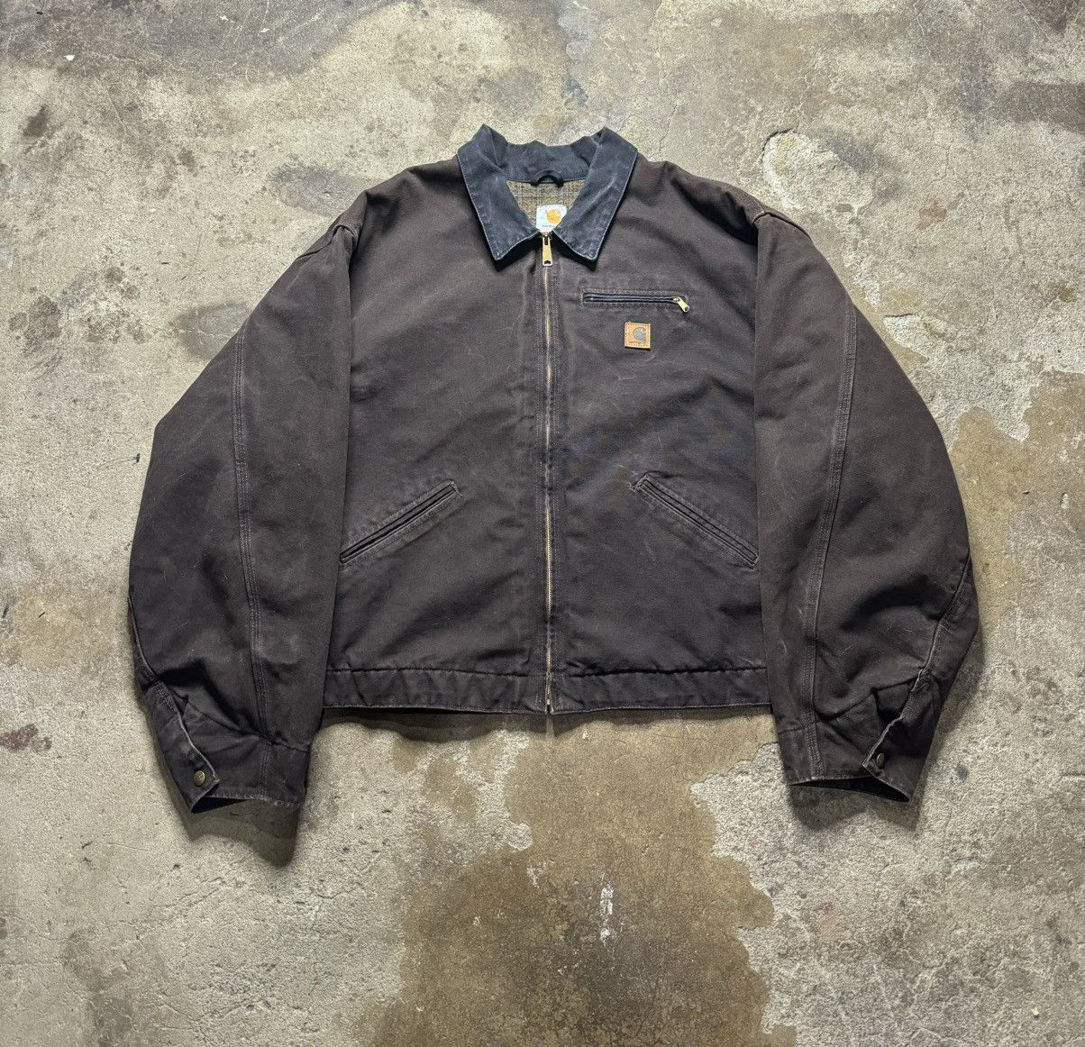 image of Brown Detroit Carhartt Jacket, Men's (Size 2XL)