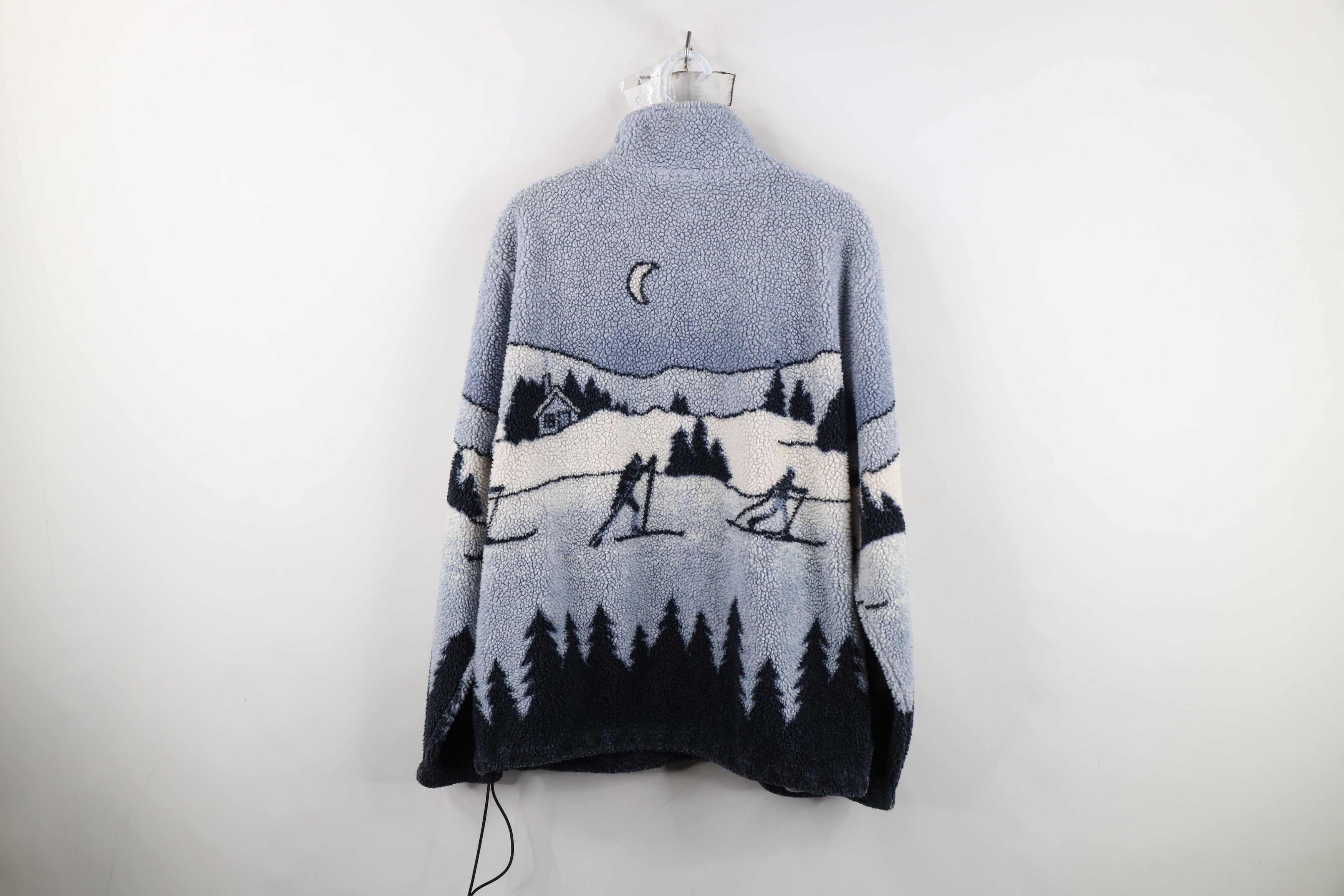 Vintage Vintage 90s Streetwear Ski All Over Print Fleece Jacket Size M / US 6-8 / IT 42-44 - 12 Thumbnail
