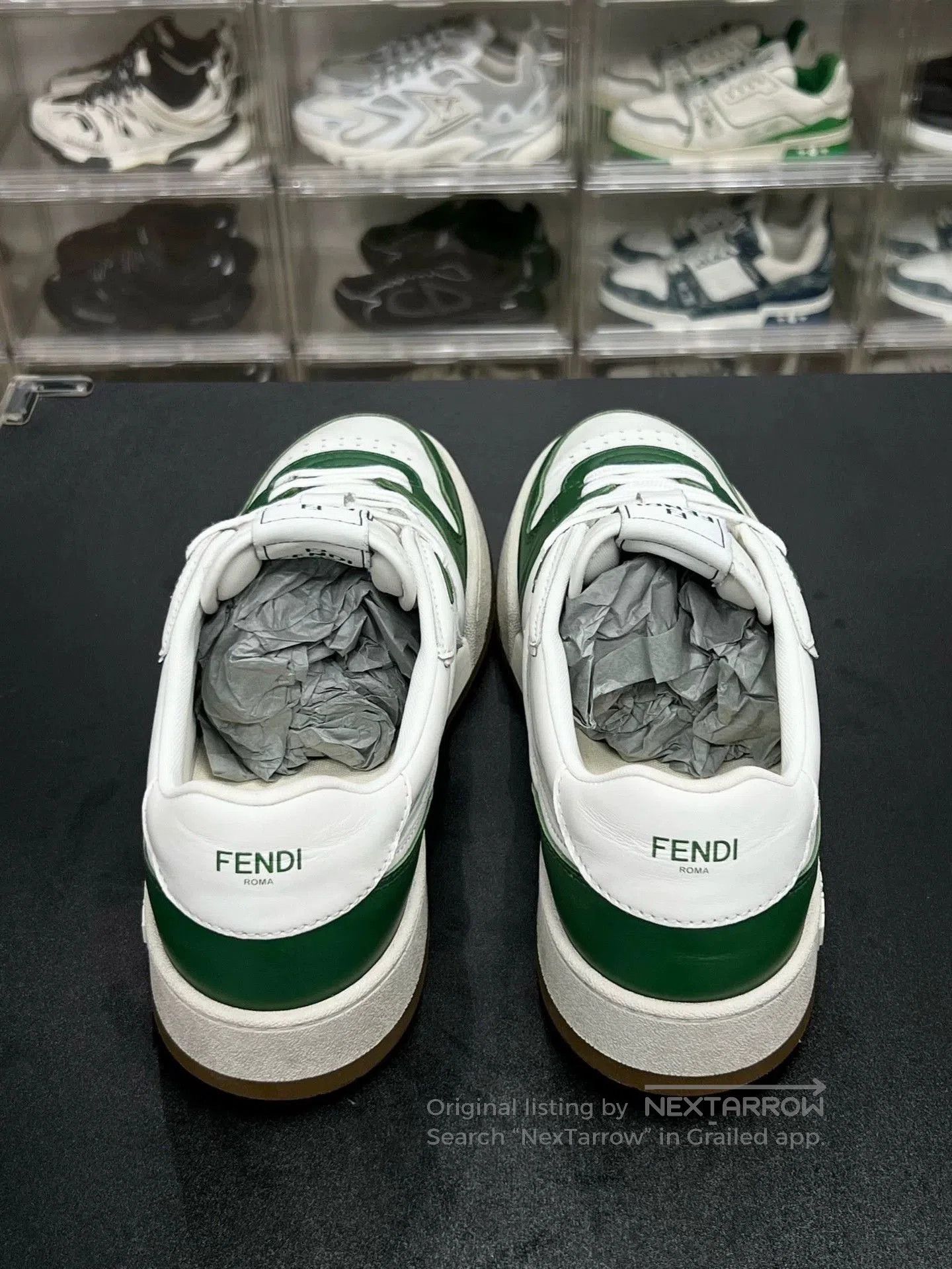 Fendi fendi match white green sneakers size 42.5. Size US 9 / EU 42 - 7 Thumbnail