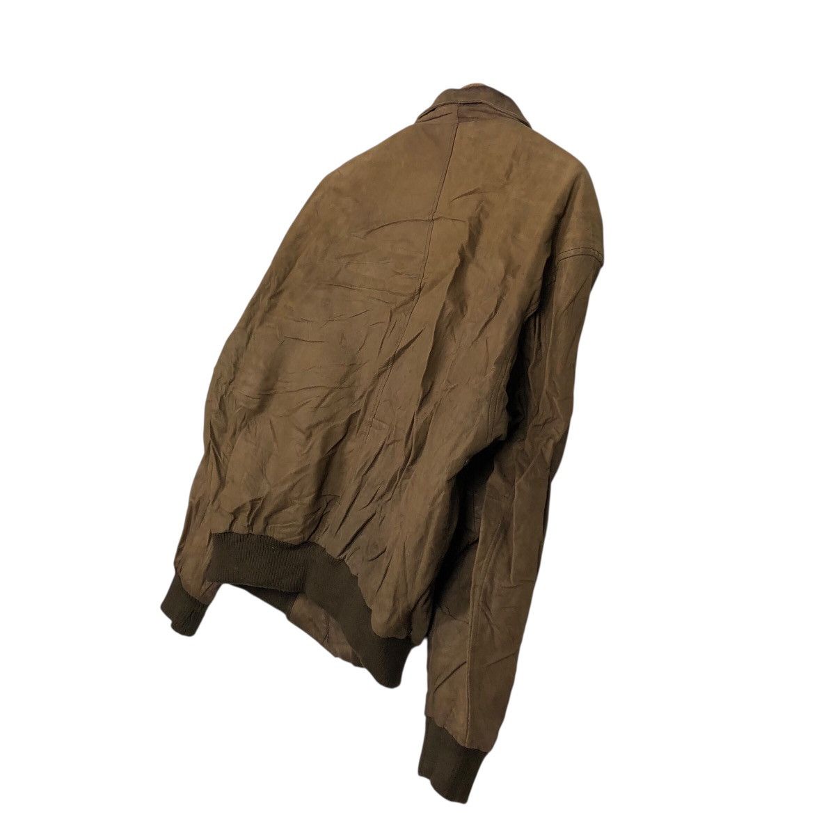 Japanese Brand 📌Vintage Bomber Leather Jacket Fly Adventure Bound Size US L / EU 52-54 / 3 - 11 Thumbnail