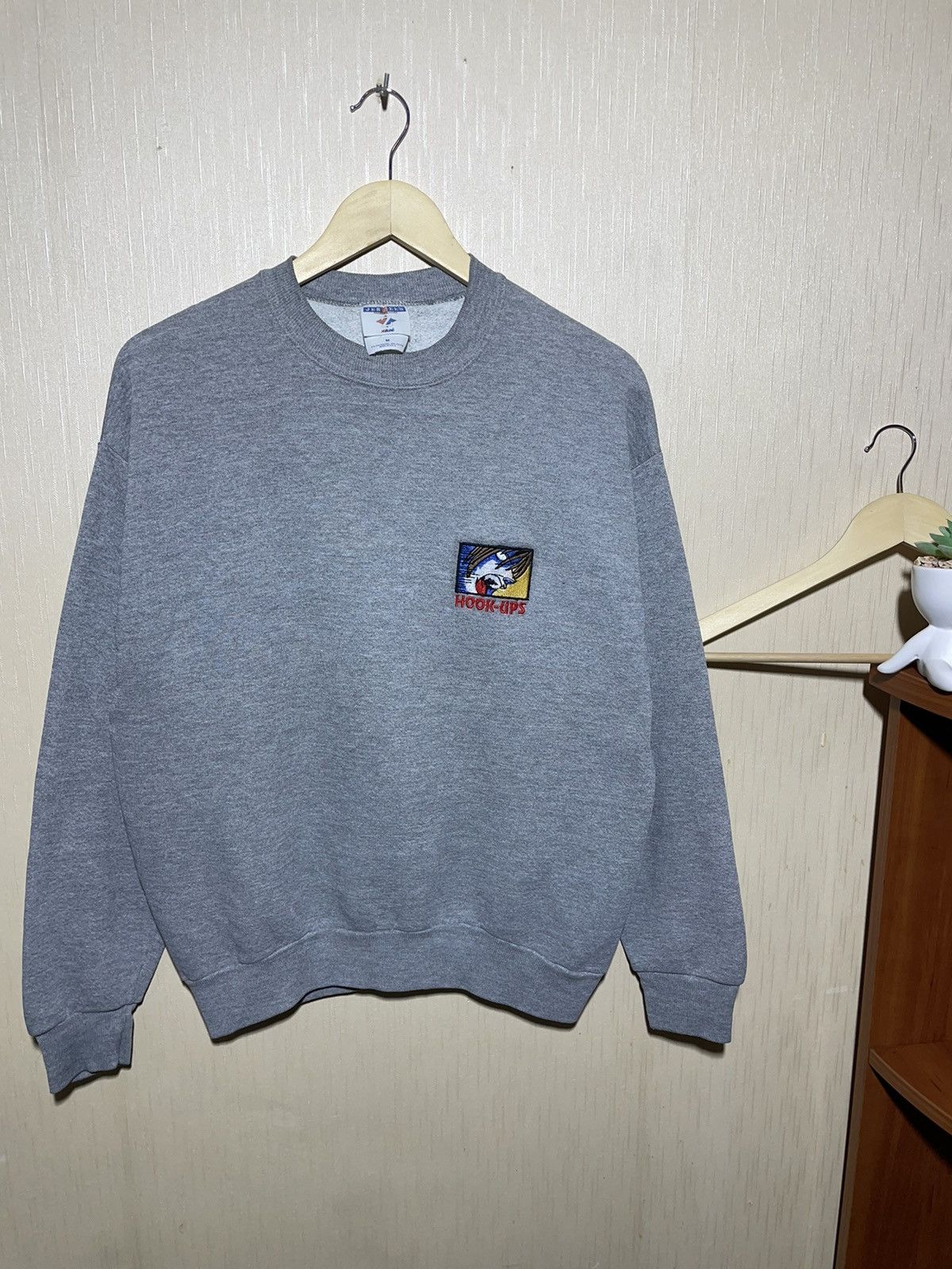 Hook-Ups × Japanese Brand × Vintage Hook ups Japanese vintage sweatshirt 90s Size US M / EU 48-50 / 2 - 1 Thumbnail