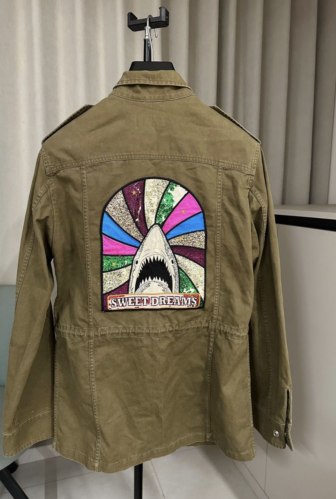 Saint Laurent Paris Saint Laurent SLP 2017SS Shark Utility Jacket – Army Green Size US M / EU 48-50 / 2 - 1 Thumbnail