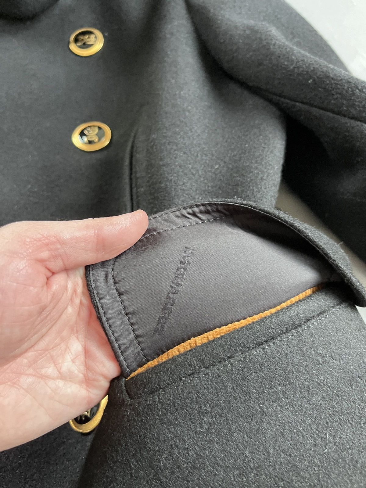 Dsquared2 DSQUARED2 GORGEOUS Sailor Military Wool Peacoat Size US S / EU 44-46 / 1 - 8 Thumbnail
