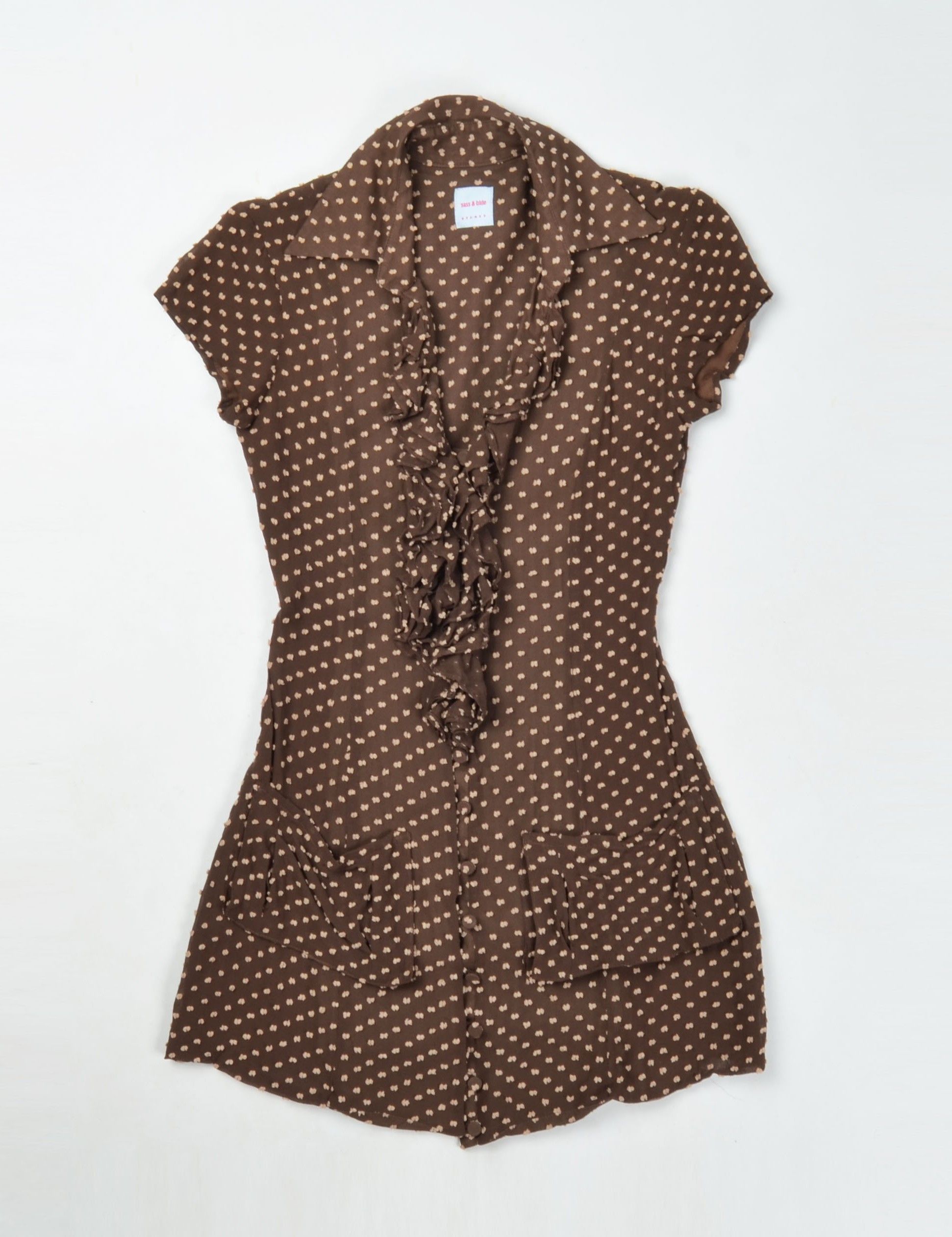 Other Y2K Sass & Bide Silk Mini Dress – Worn by Jessica Simpson Size XS / US 0-2 / IT 36-38 - 4 Thumbnail