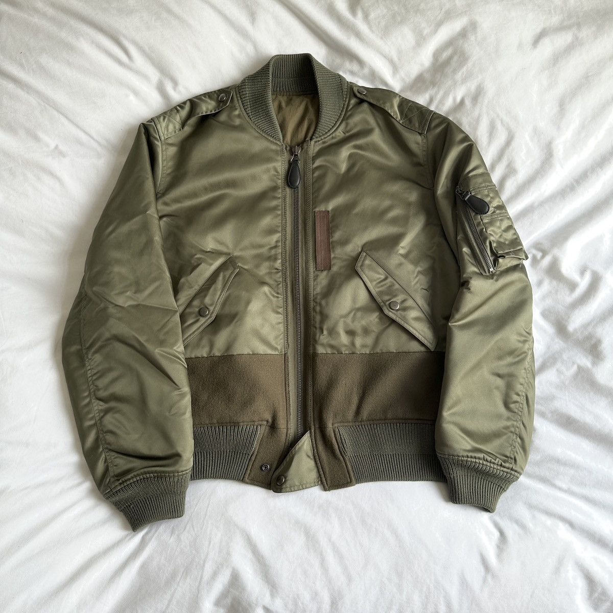 Haider Ackermann FW17 Sample Military Style Bomber Jacket | Grailed