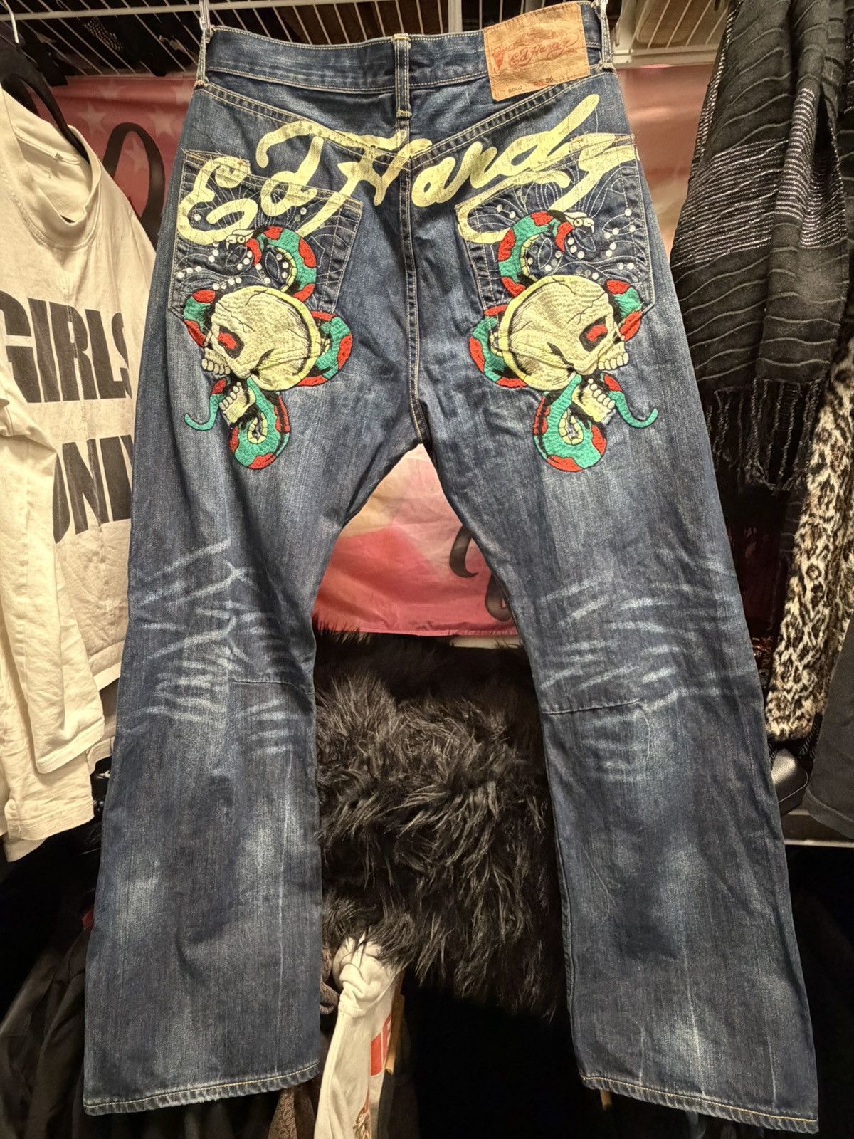 Ed Hardy Ed Hardy Snake Skull Jeans Size US 36 / EU 52 - 1 Thumbnail