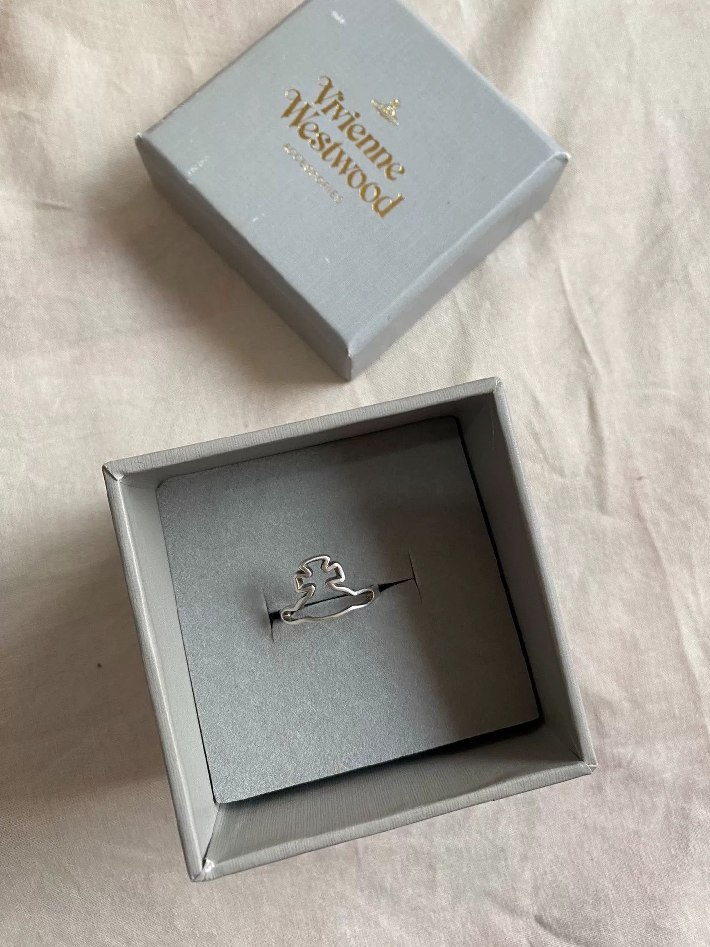 Vivienne Westwood Vivienne Westwood Vintage 925 Silver Saturn Ring Size ONE SIZE - 1 Thumbnail
