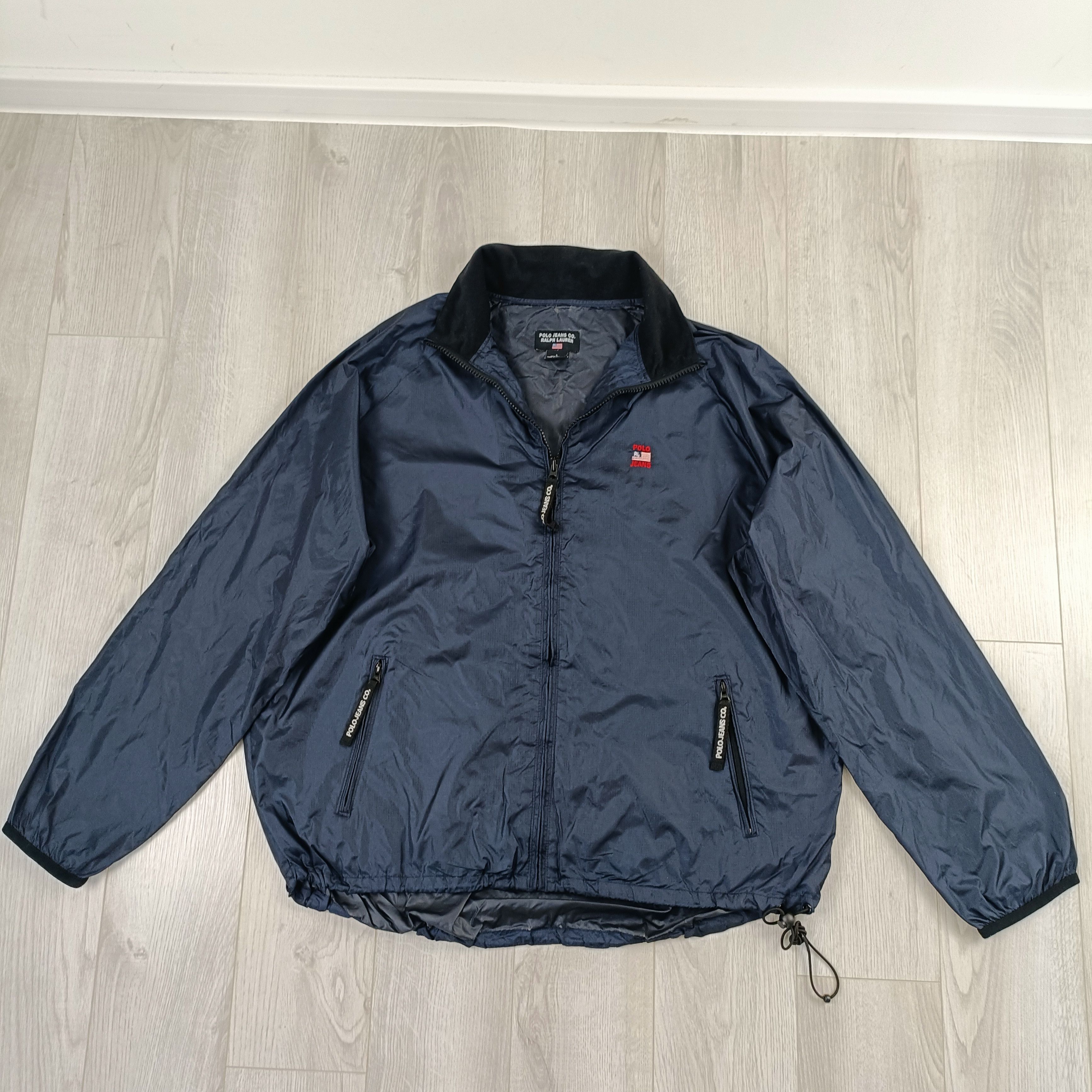 Ralph Lauren × Vintage Men's Navy Jacket Vintage ! Size US L / EU 52-54 / 3 - 1 Thumbnail