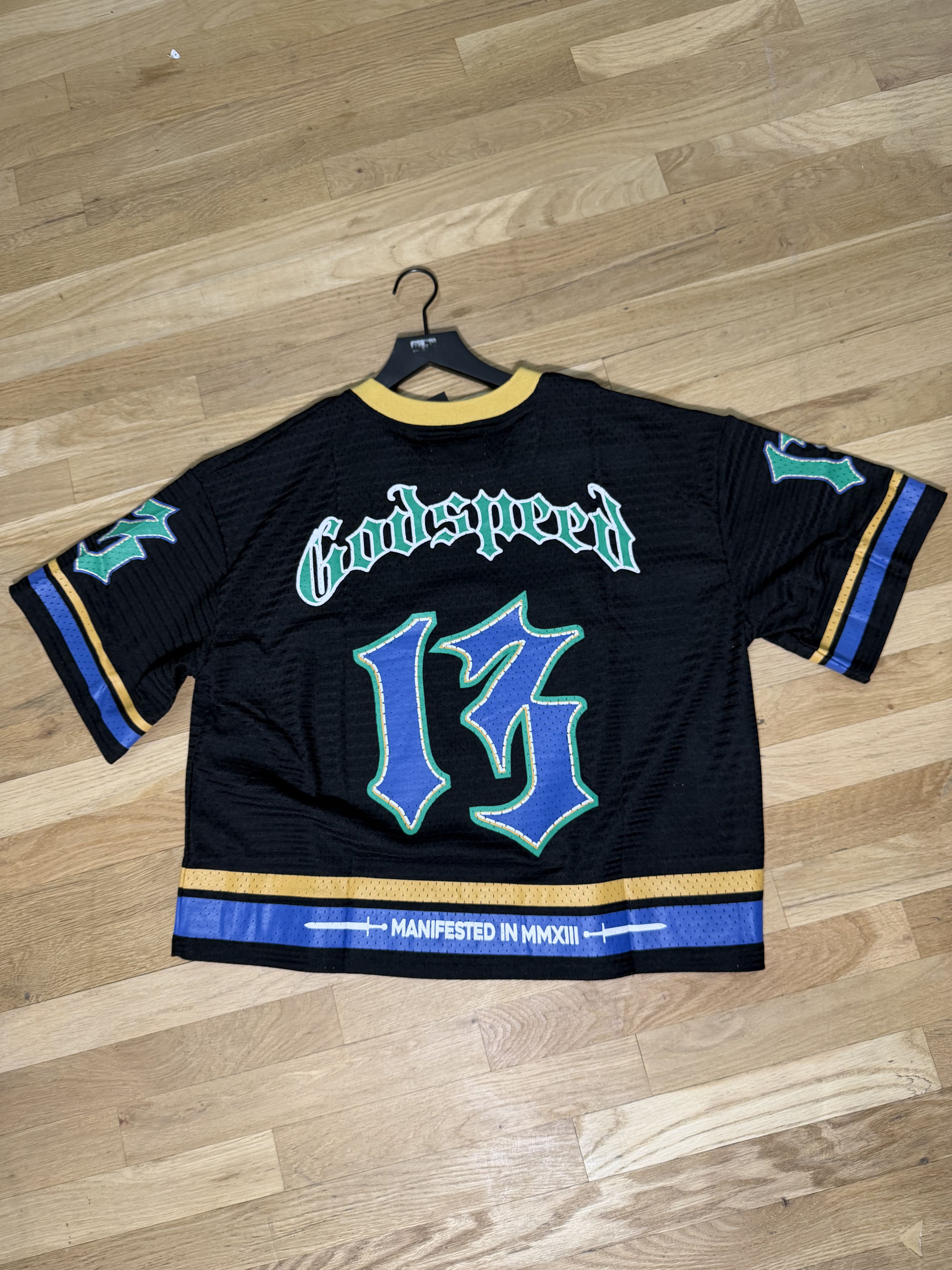Godspeed Godspeed First Down Jersey Black/Yellow/Blue Size US L / EU 52-54 / 3 - 3 Thumbnail