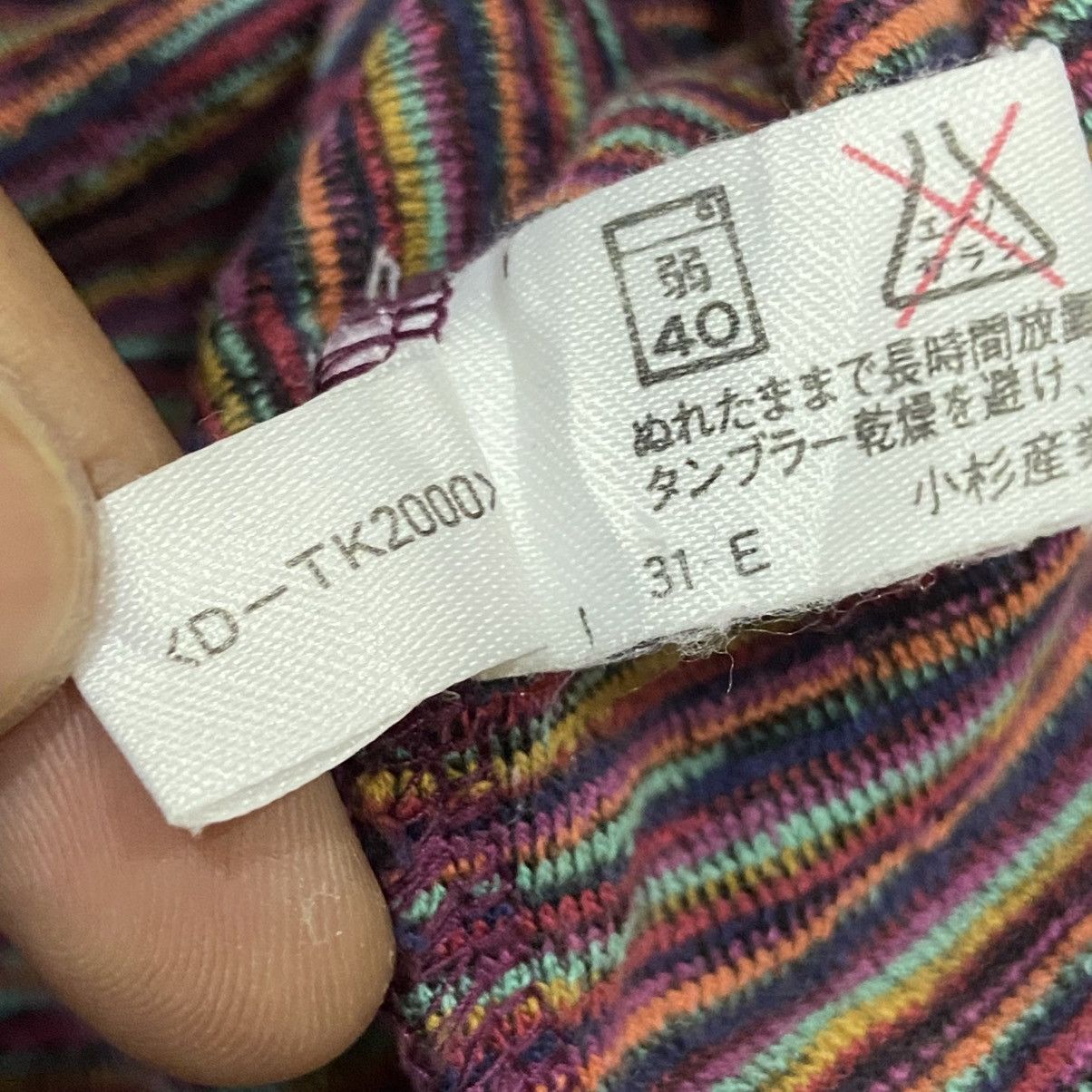 Missoni Vintage 90s Missoni Terry Cloth Long Sleeve Knit Crewneck Size US M / EU 48-50 / 2 - 7 Thumbnail