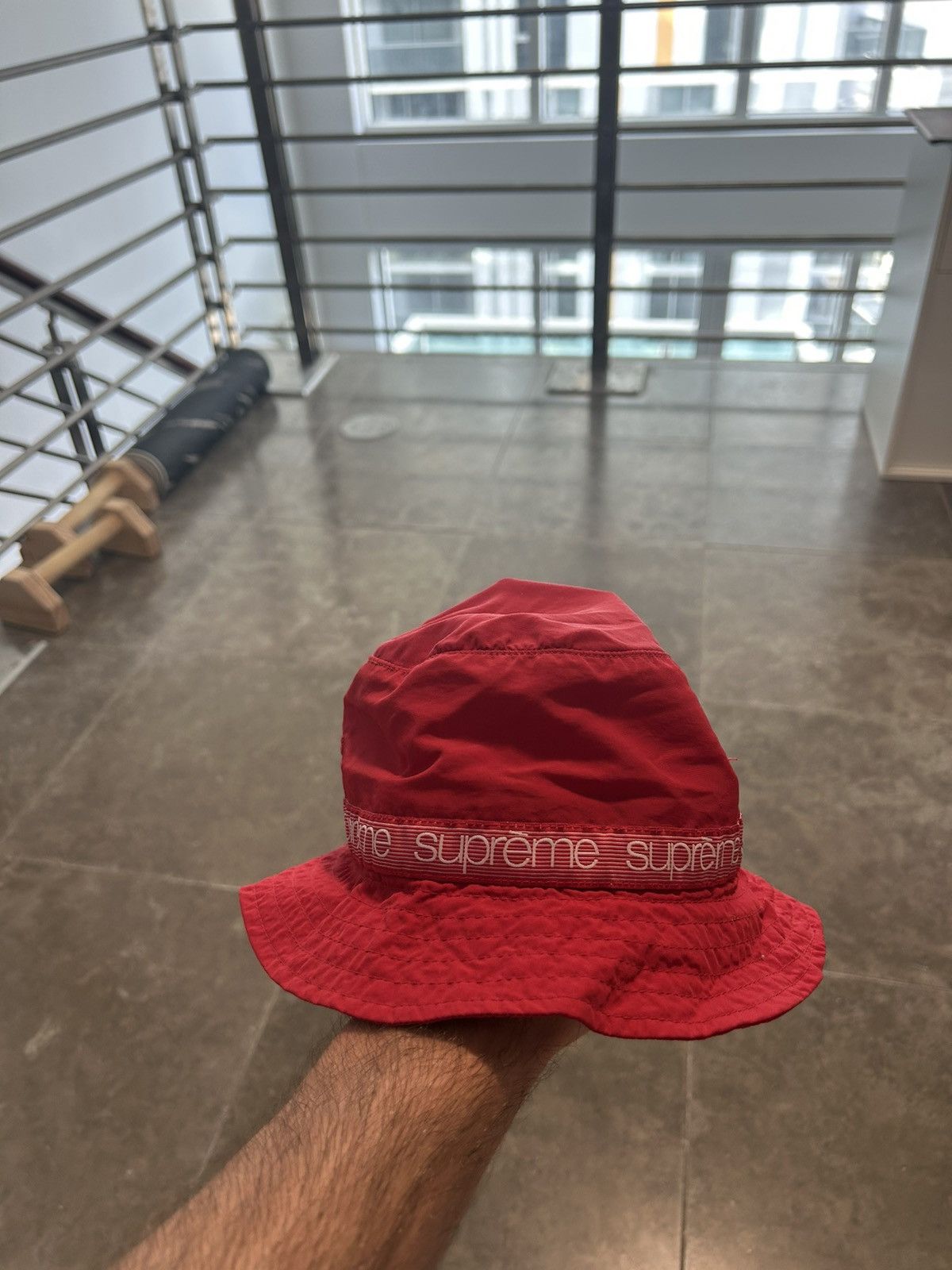 Supreme Bucket Hat Red | Grailed