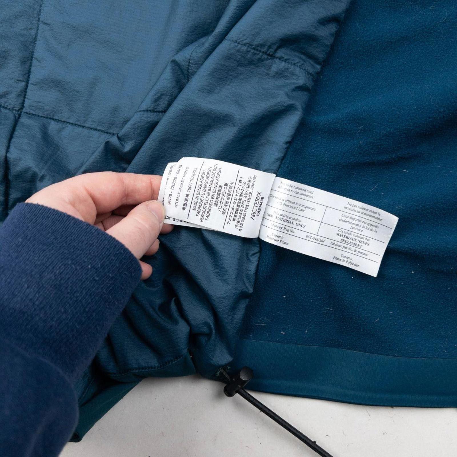 Arc'teryx 2019 Arcteryx Atom LT Zip Up Jacket Size XL Size US XL / EU 56 / 4 - 7 Thumbnail