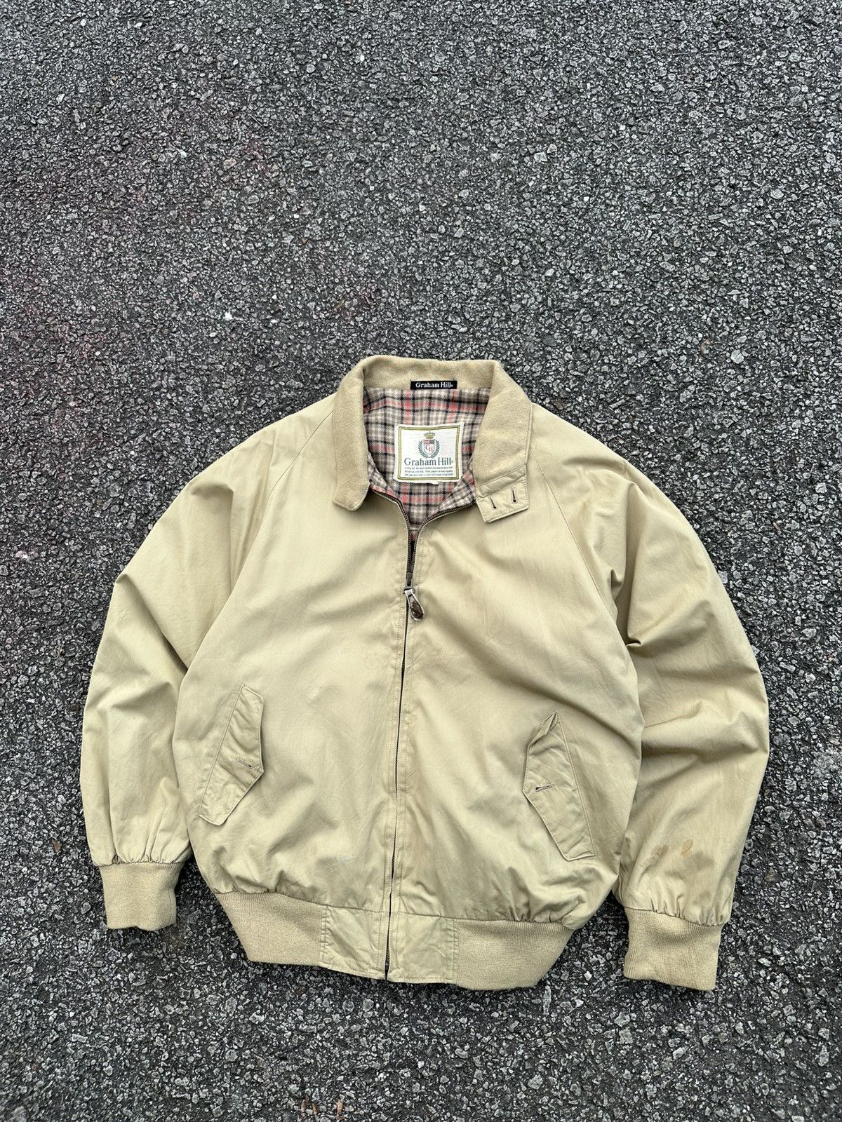 Vintage 👹Vintage Graham Hills Blanked Lined Bomber Jacket Size US M / EU 48-50 / 2 - 5 Thumbnail