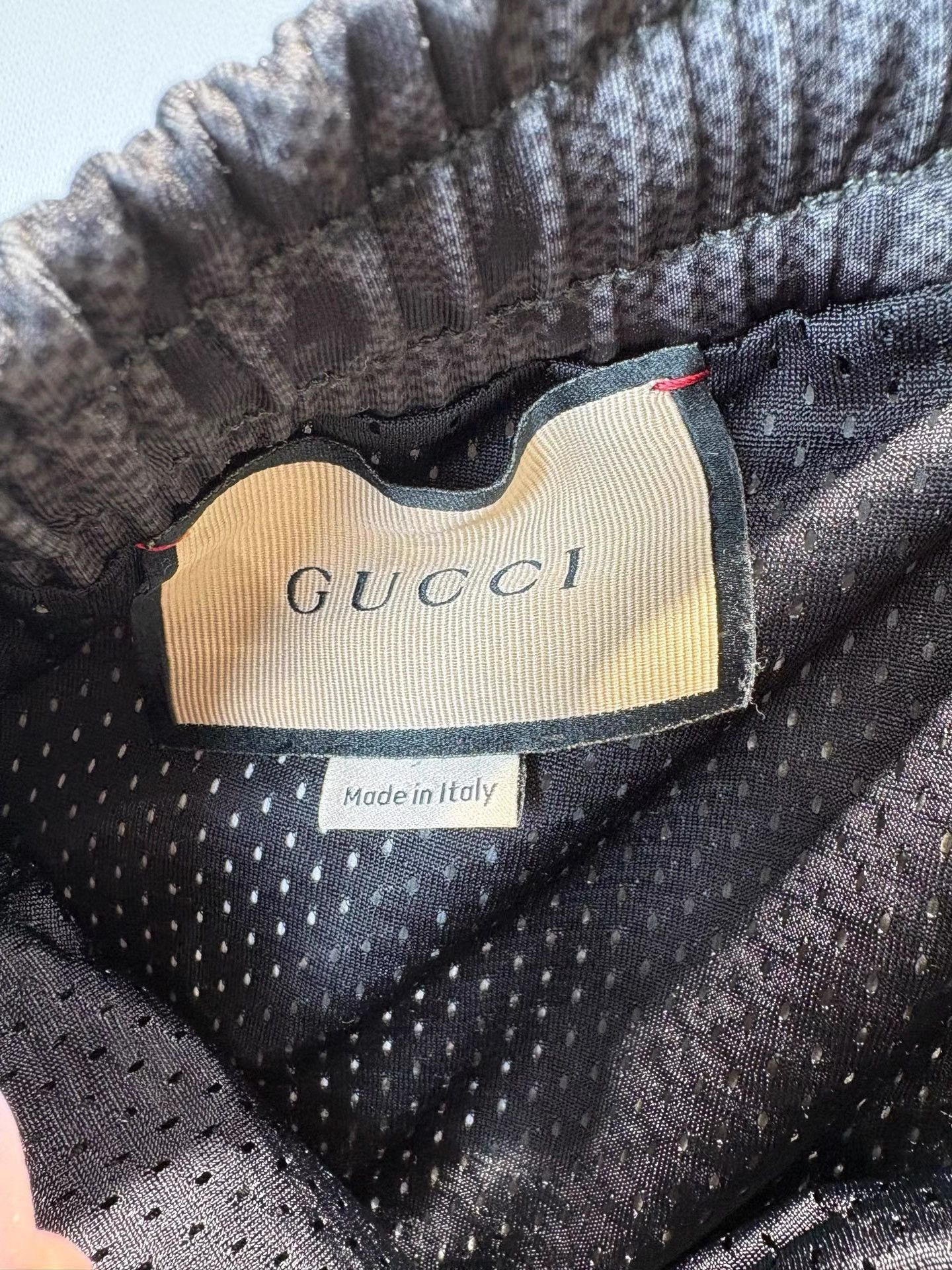 Gucci Gucci Grey Letter Print Cuffed Casual Pants K36 Size US 29 - 3 Thumbnail