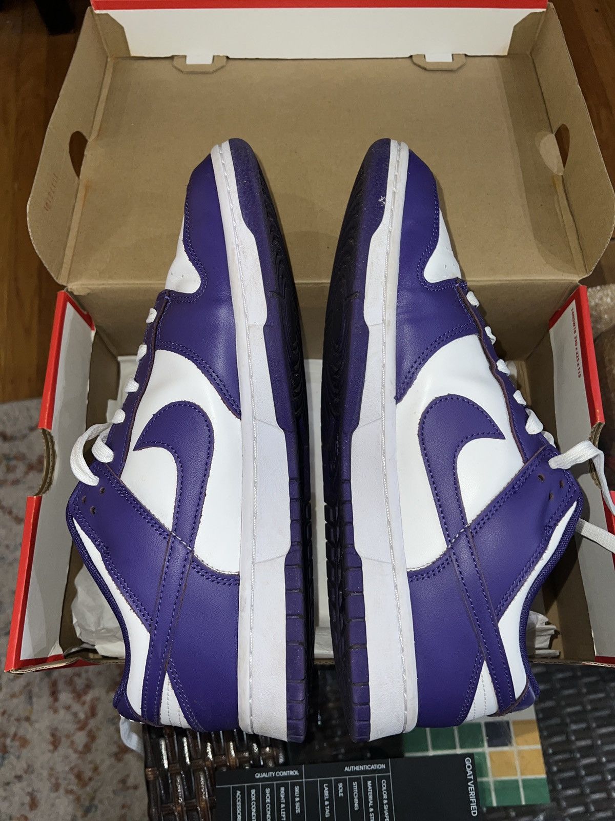 Nike Court Purple Nike Dunk Low Size 12 Size US 12 / EU 45 - 6 Thumbnail