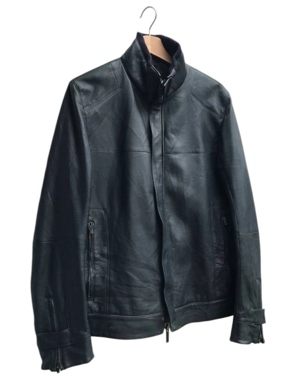 Calvin Klein × Calvin Klein 205W39NYC Vintage Calvin Klein Sheepskin Leather Jacket Size US L / EU 52-54 / 3 - 4 Thumbnail