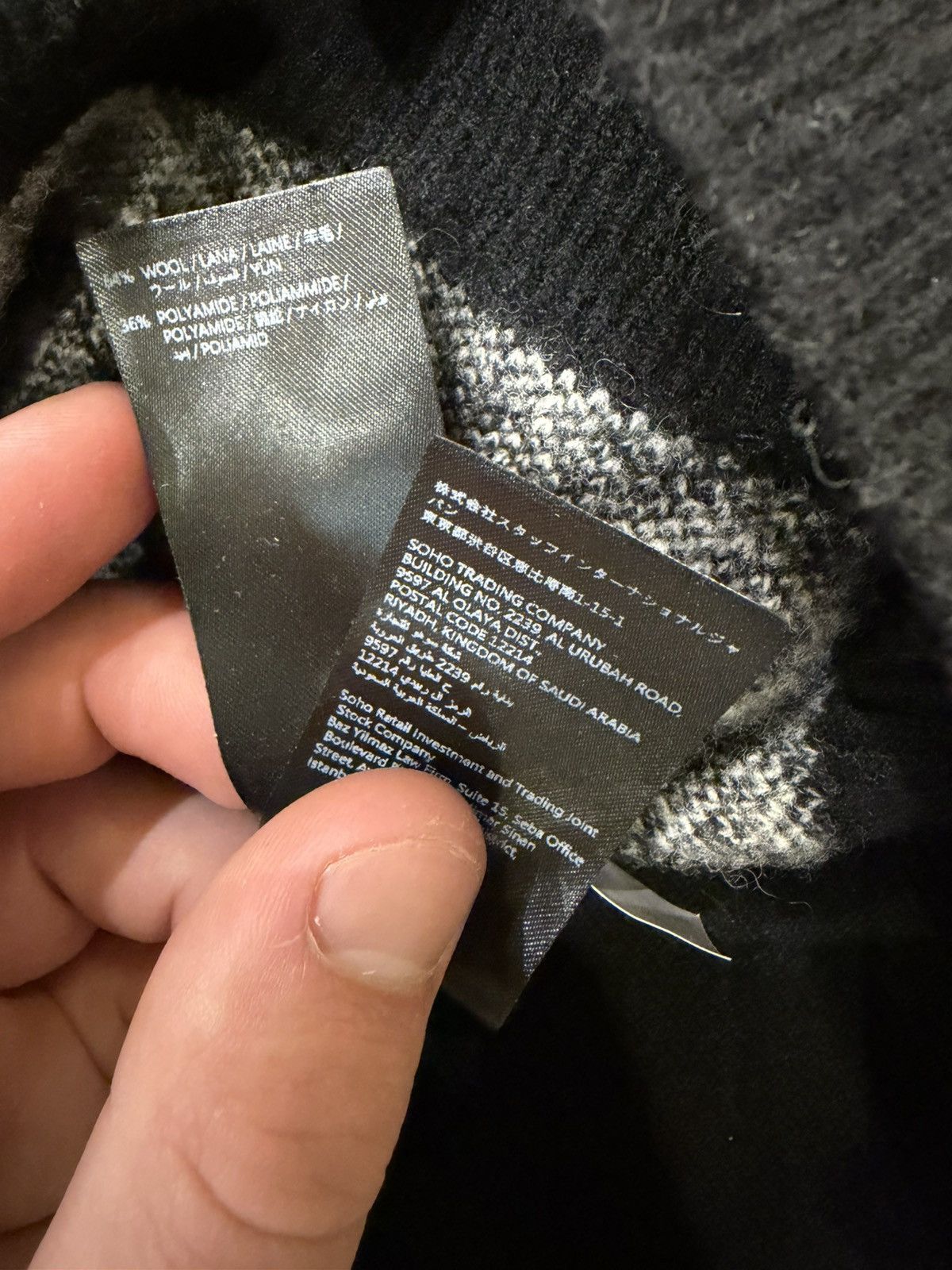 Amiri Amiri MA Monogram Knit Wool Zip Up Hoodie Size US M / EU 48-50 / 2 - 6 Thumbnail