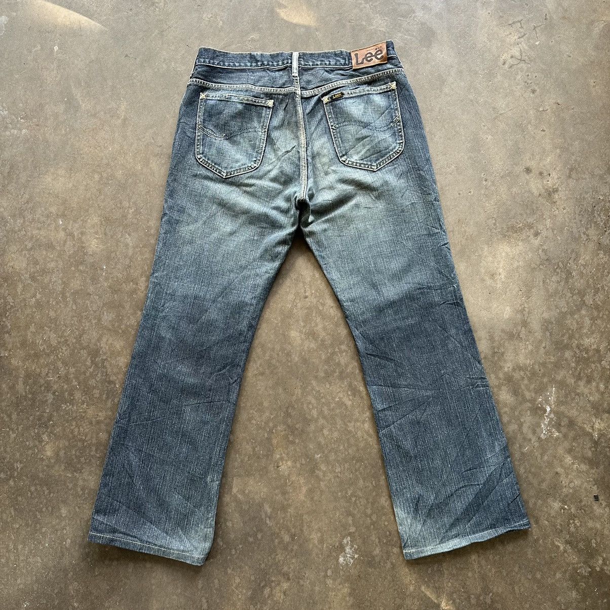 Japanese Brand × Jean × Vintage Vintage Lee Faded Distressed Denim Jean Pant W33 Size US 33 - 9 Thumbnail