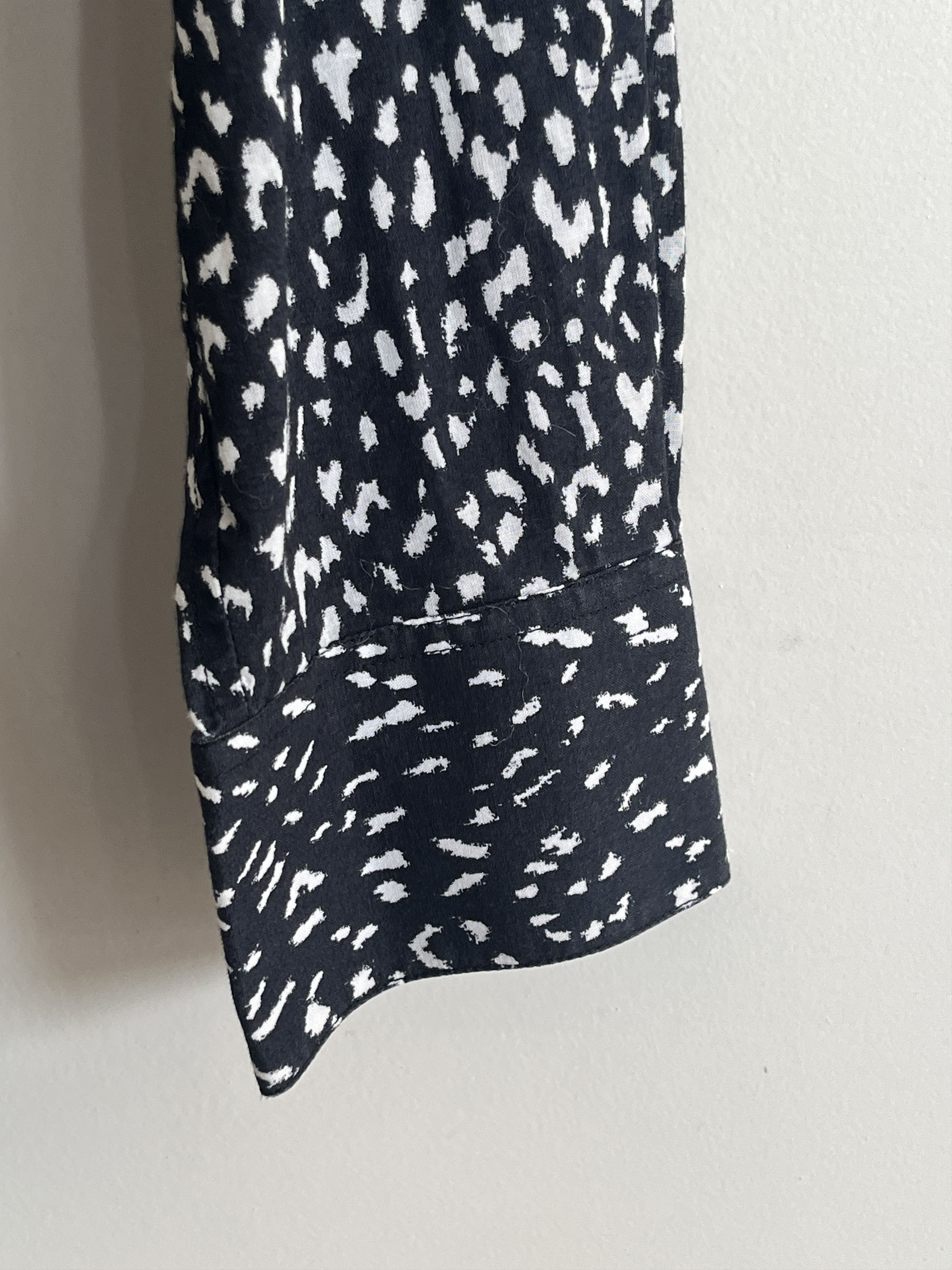 Saint Laurent Paris SS14 Black Babycat Pattern Button Up Shirt Size US M / EU 48-50 / 2 - 5 Thumbnail