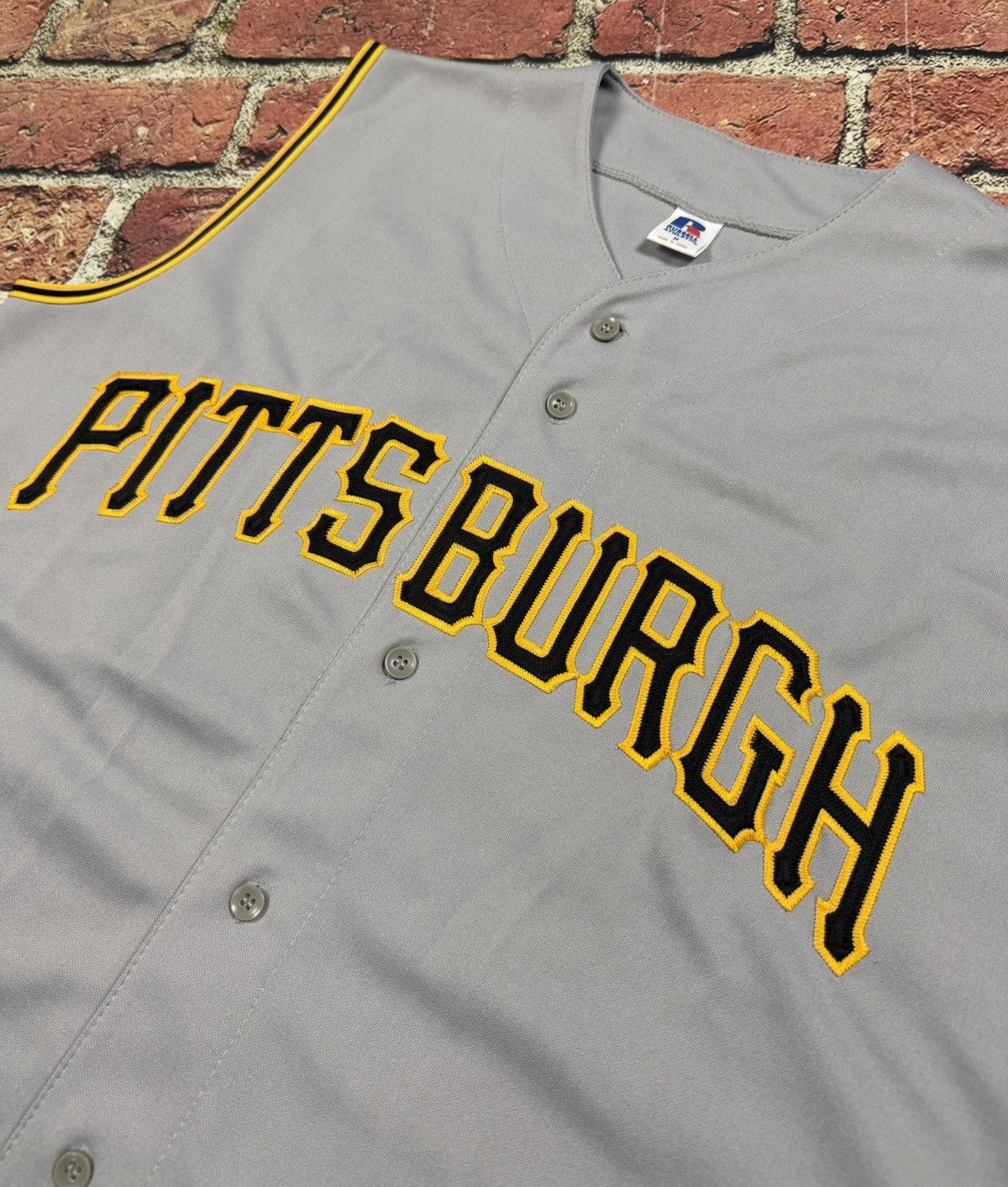Russell Athletic Vintage Pittsburgh Pirates Brian Giles #24 Sleeveless Jersey Size US M / EU 48-50 / 2 - 5 Thumbnail