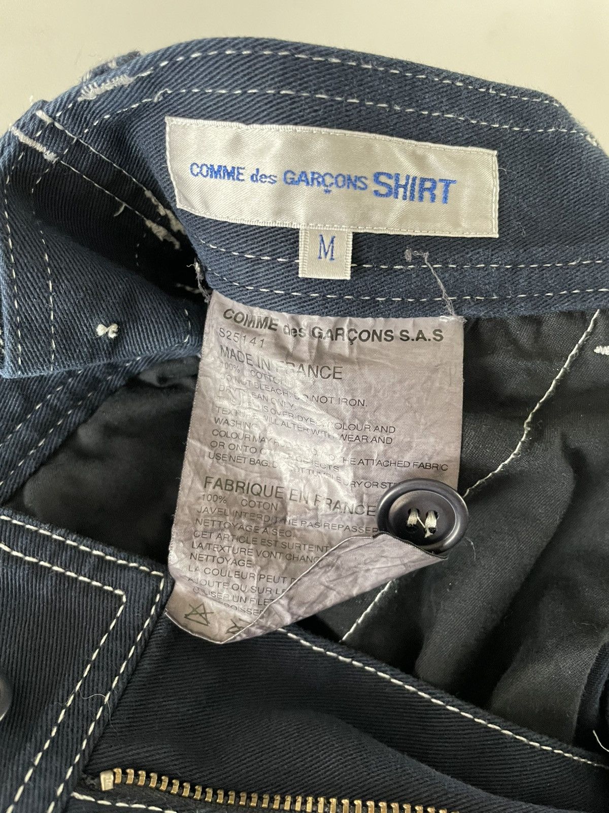 Comme des Garcons SHIRT Comme des Garçons blue pants Size US 34 / EU 50 - 3 Thumbnail