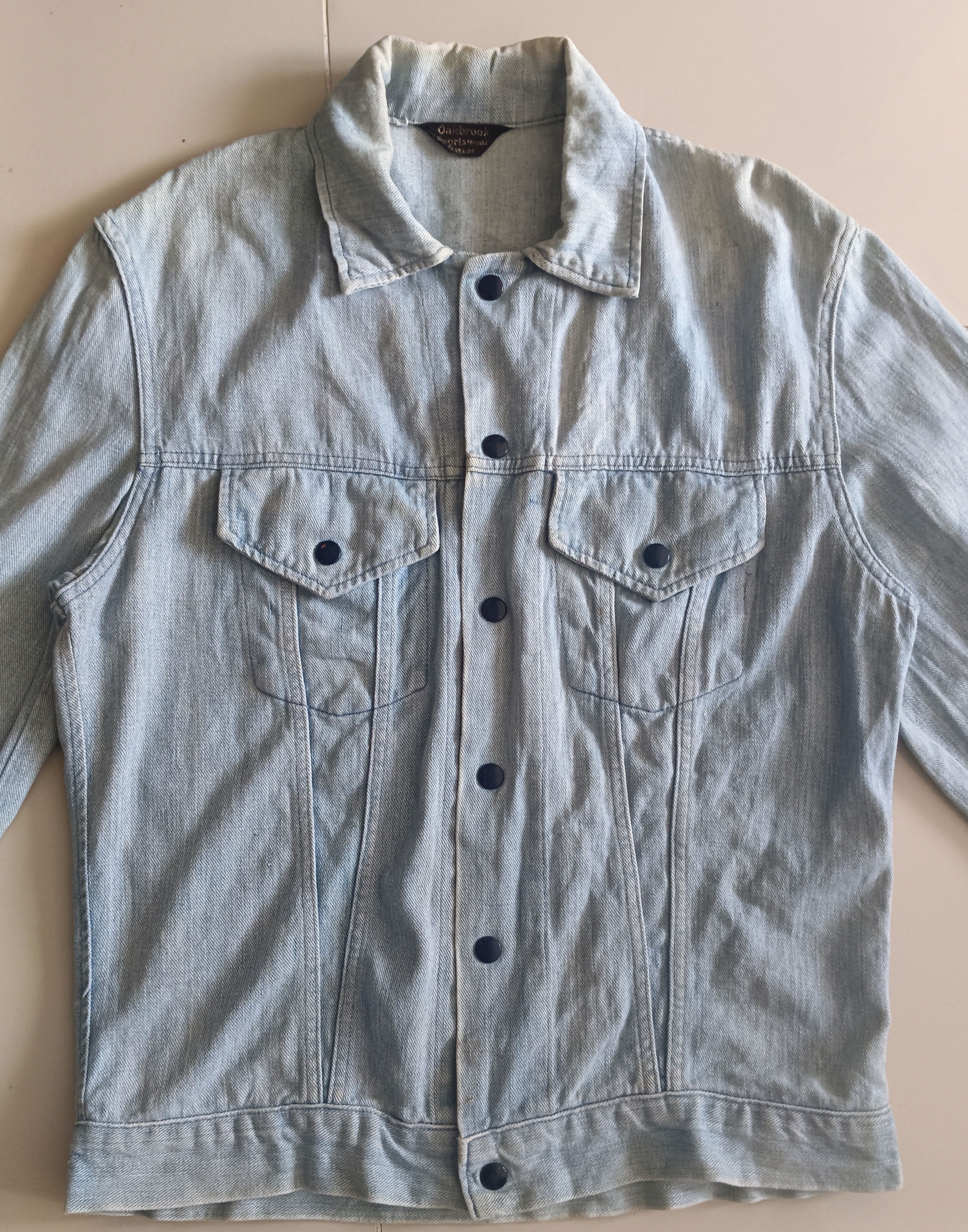 Sears × Vintage Vintage 70s Sears Oakbrook Sportswear Denim Jacket Size US L / EU 52-54 / 3 - 2 Thumbnail