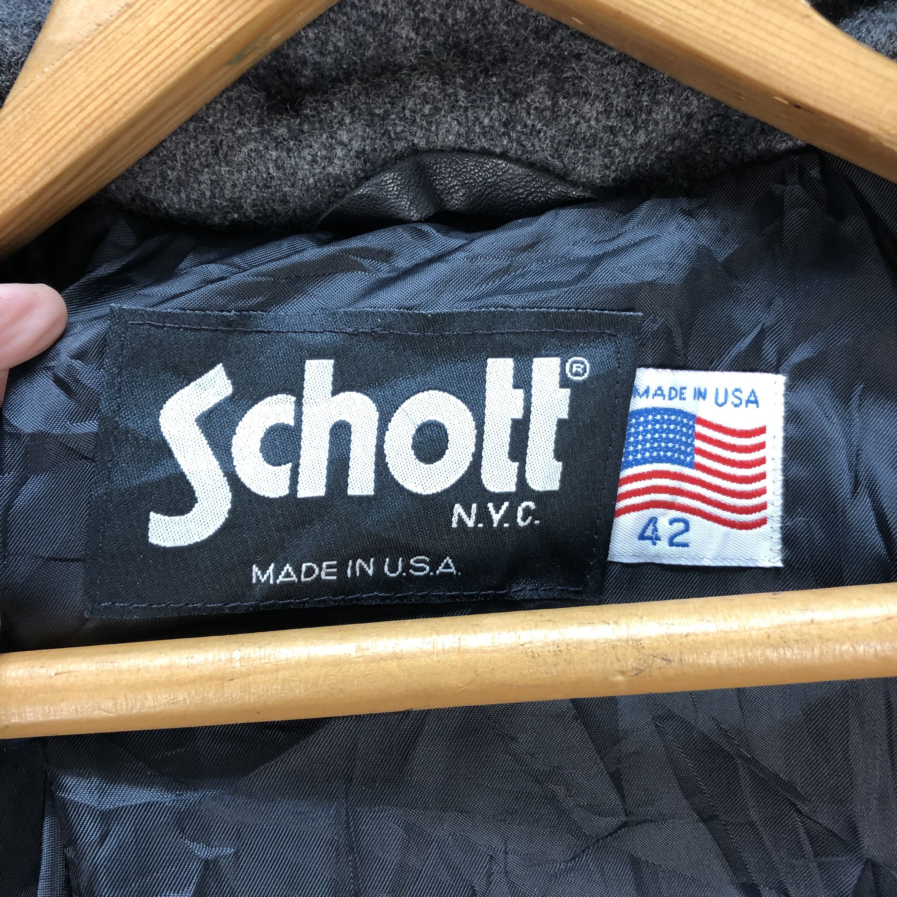 Schott SCHOTT USA WOOL DUFFLE COAT #7309-128 Size US L / EU 52-54 / 3 - 9 Thumbnail