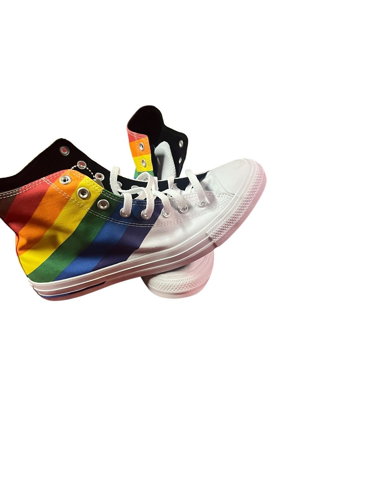 Converse Converse Chuck Taylor All Star High "Pride - White". Size US 10 / EU 43 - 1 Thumbnail