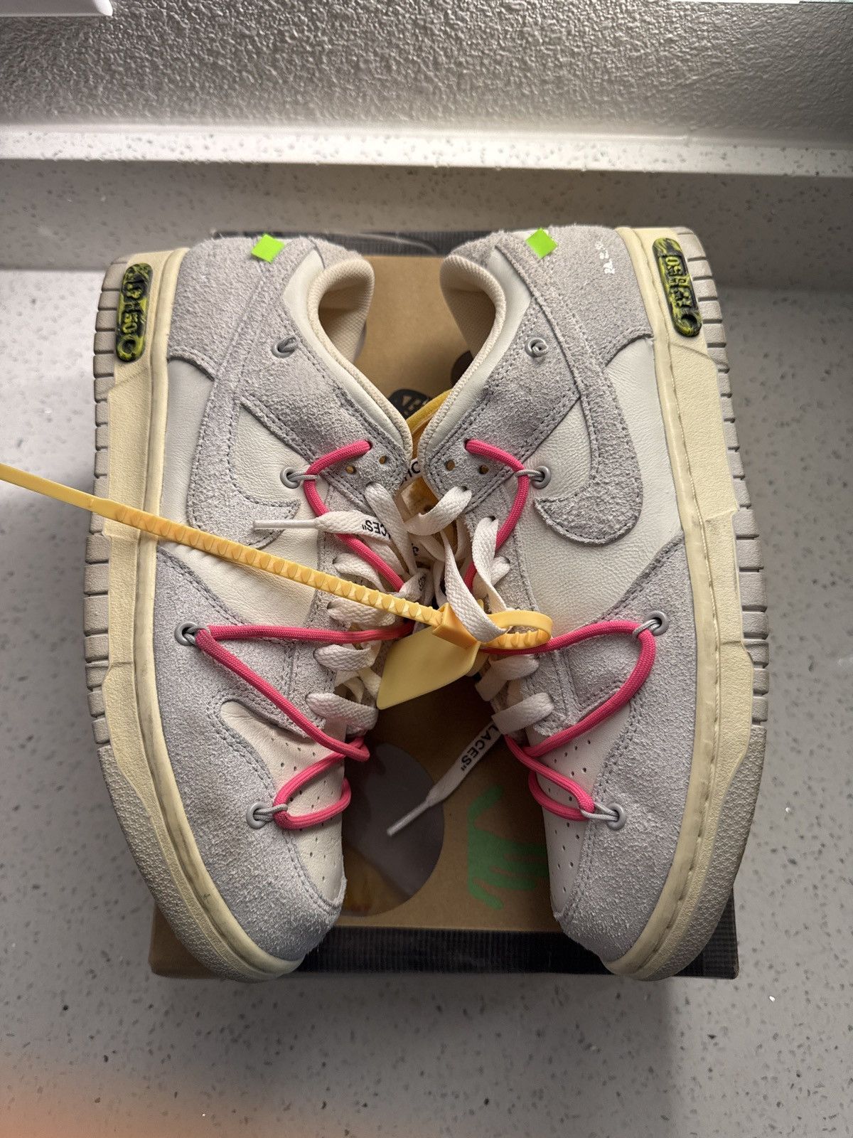 Nike × Off-White Dunk low OFF-WHITE Lot 17 | Grailed
