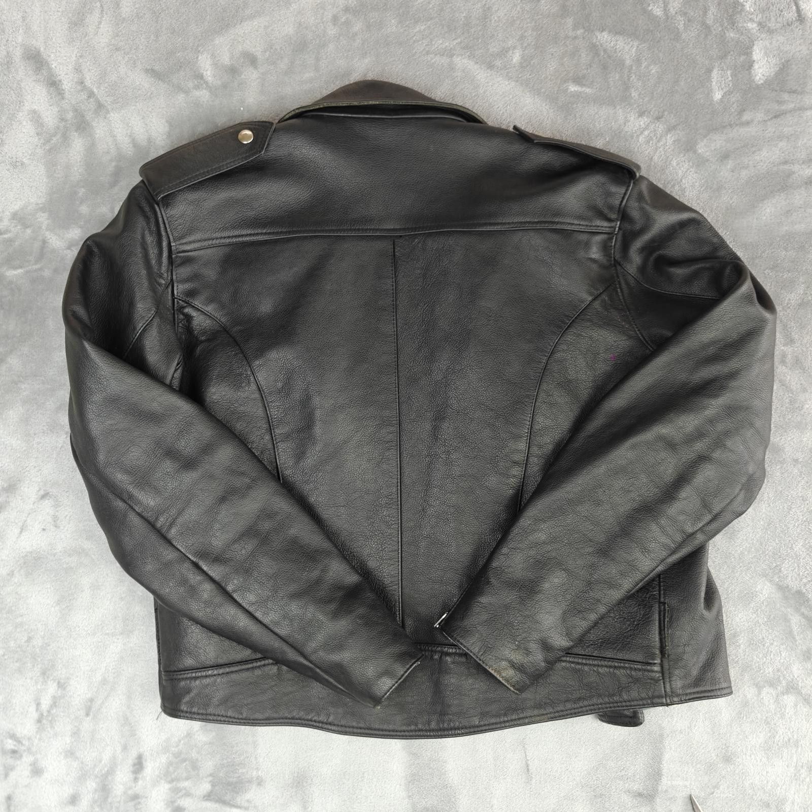 Other Walden Miller Leather Motorcycle Jacket Men's Size 42 Black Size US L / EU 52-54 / 3 - 9 Thumbnail