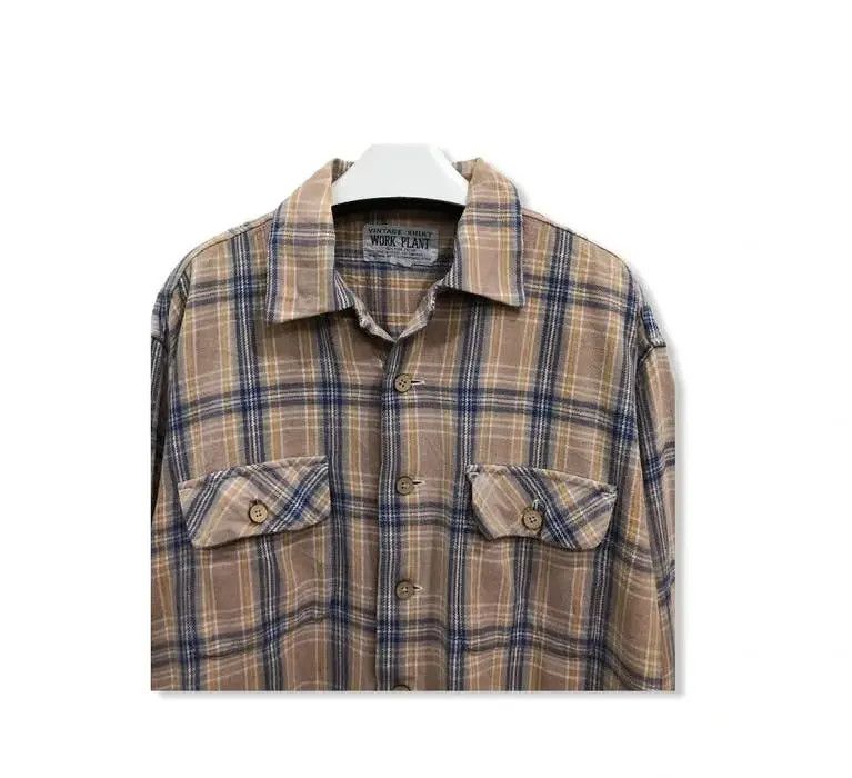Vintage Vintage Work Plant Plaid Tartan Flannel Shirt 👕 Size US M / EU 48-50 / 2 - 2 Thumbnail