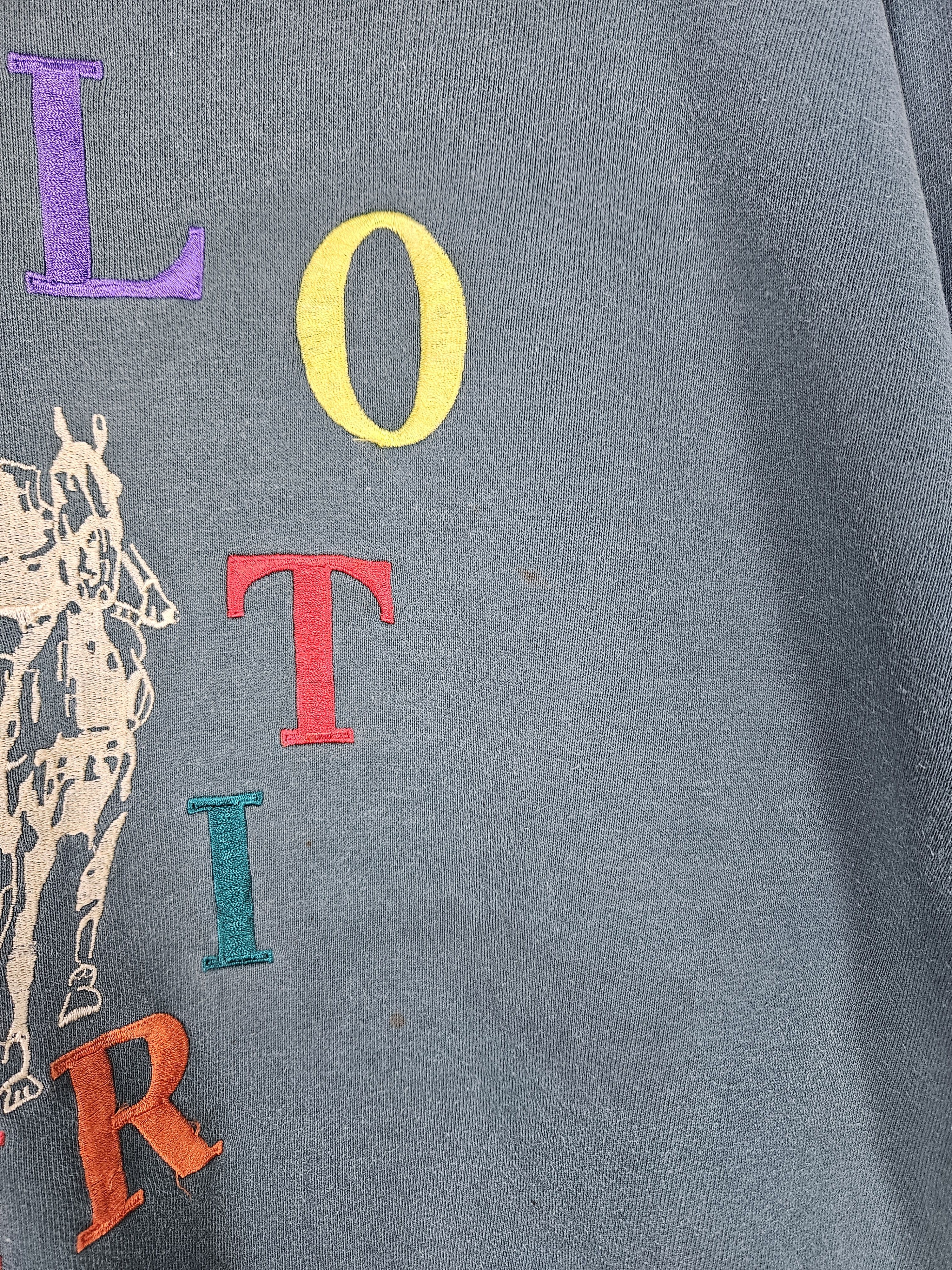 Vintage Vintage POLO SPIRIT Embroidery Sweatshirt 1990s Size US M / EU 48-50 / 2 - 5 Thumbnail