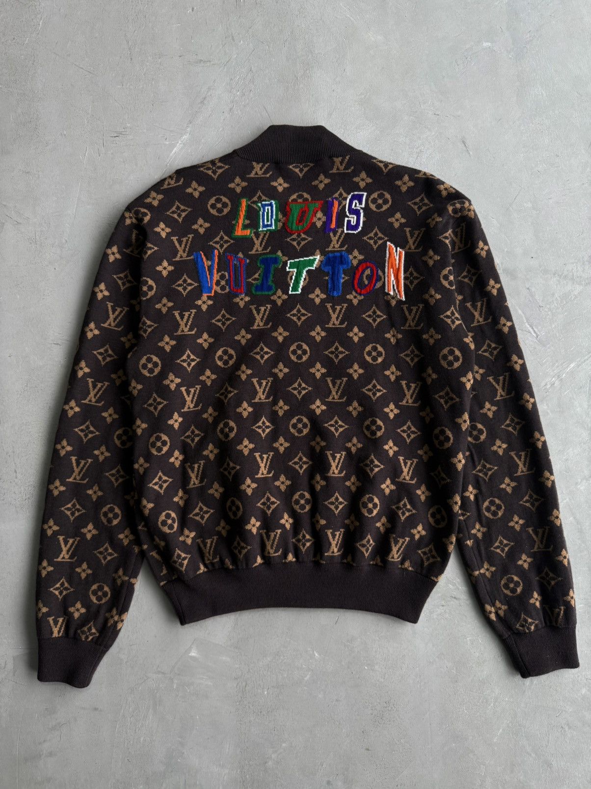 Louis Vuitton × NBA RARE - Louis Vuitton x NBA Monogram Bomber Jacket Size US S / EU 44-46 / 1 - 2 Thumbnail